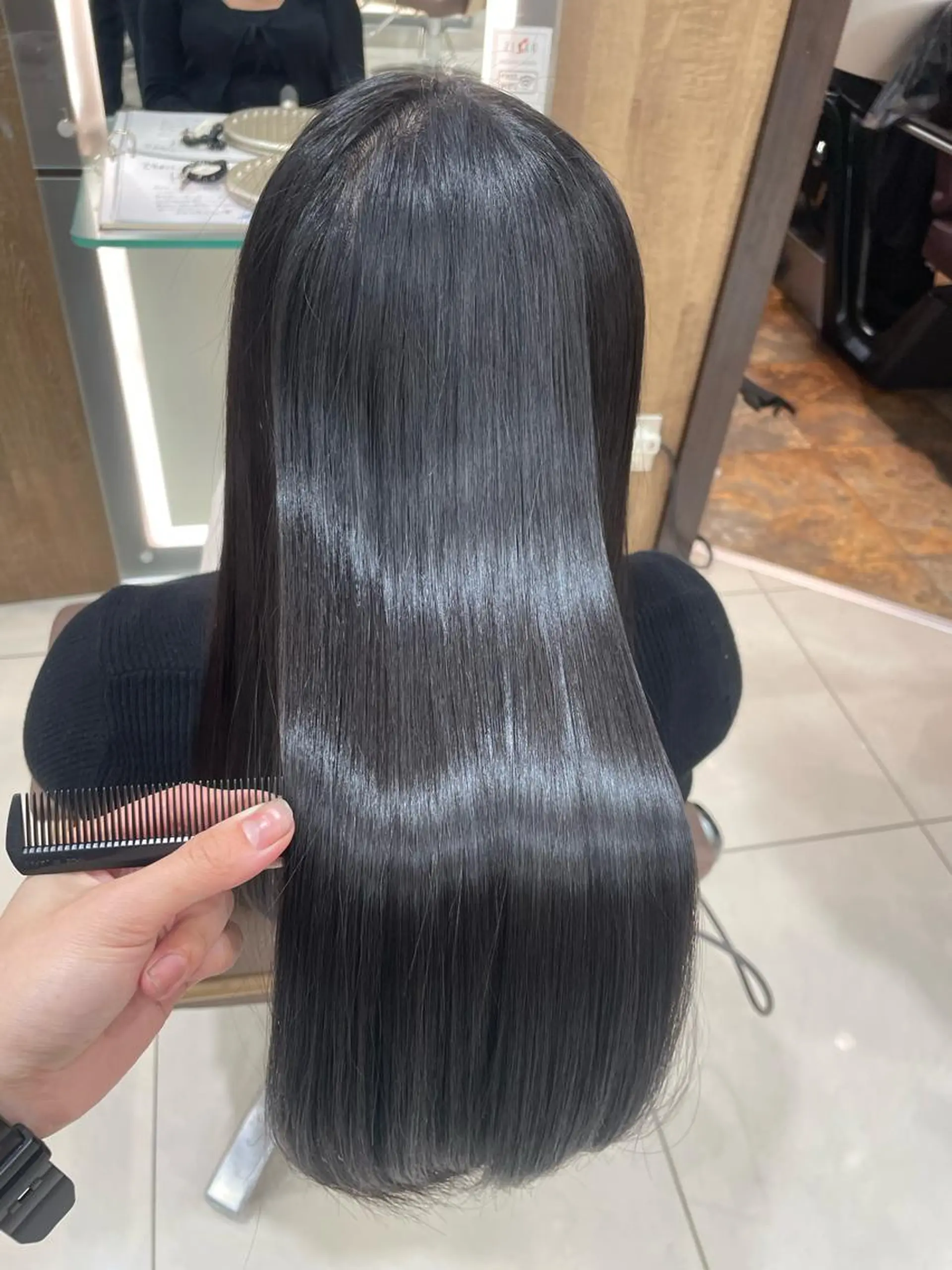 ロング カラー 美髪×縮毛矯正 水上真由美😘のヘアスタイル