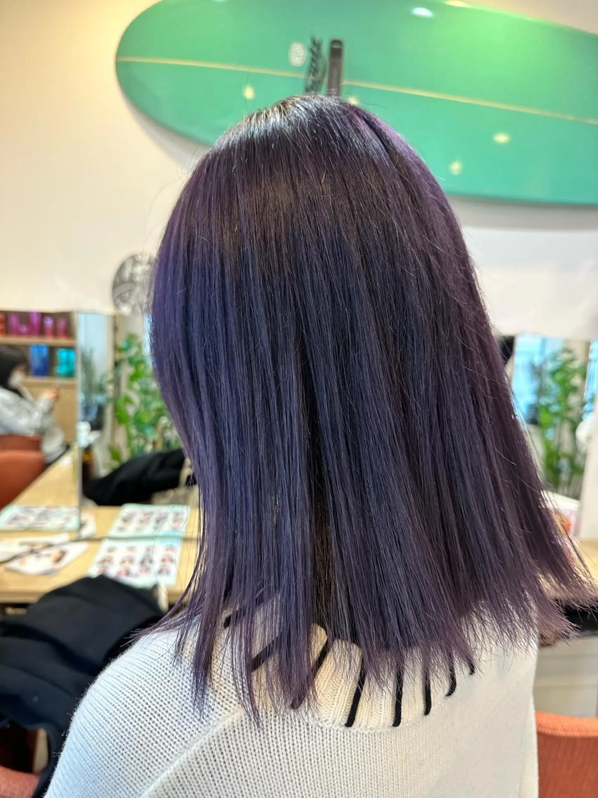 ミディアム カラー 🪼高評価🪼 💎柴崎の藤咲💎のヘアスタイル