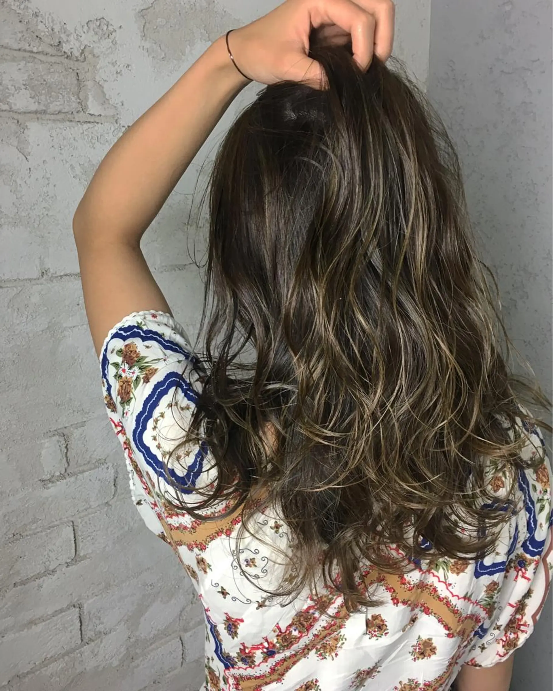 セミロング カラー boutique misakiのヘアスタイル