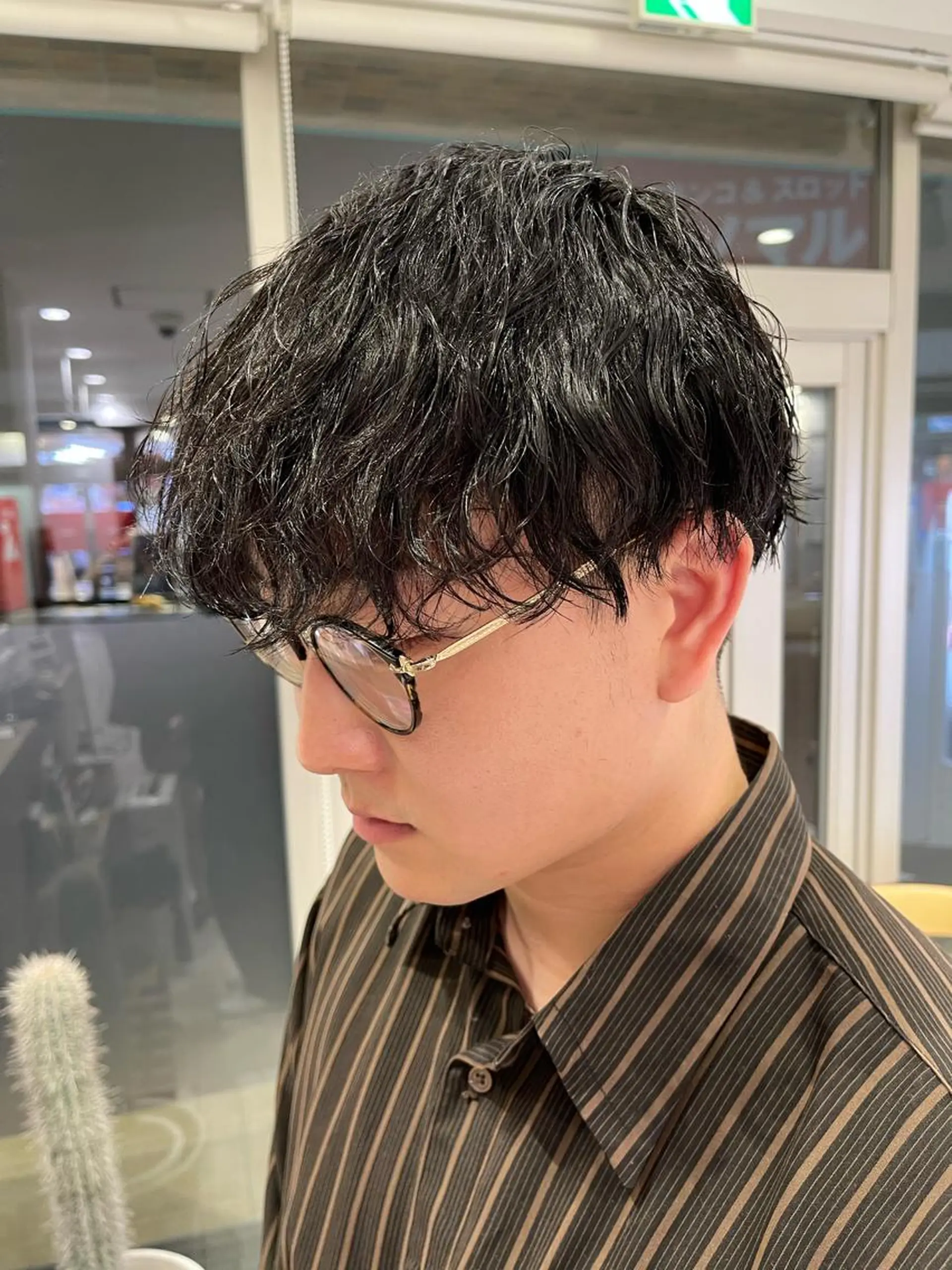 ショート パーマ メンズ メンズパーマ メンズツイストパーマ ツイストスパイラルパーマ ツーブロック 刈り上げ カット パーマ メンズパーマ特化/ KAORU/店長のヘアスタイル