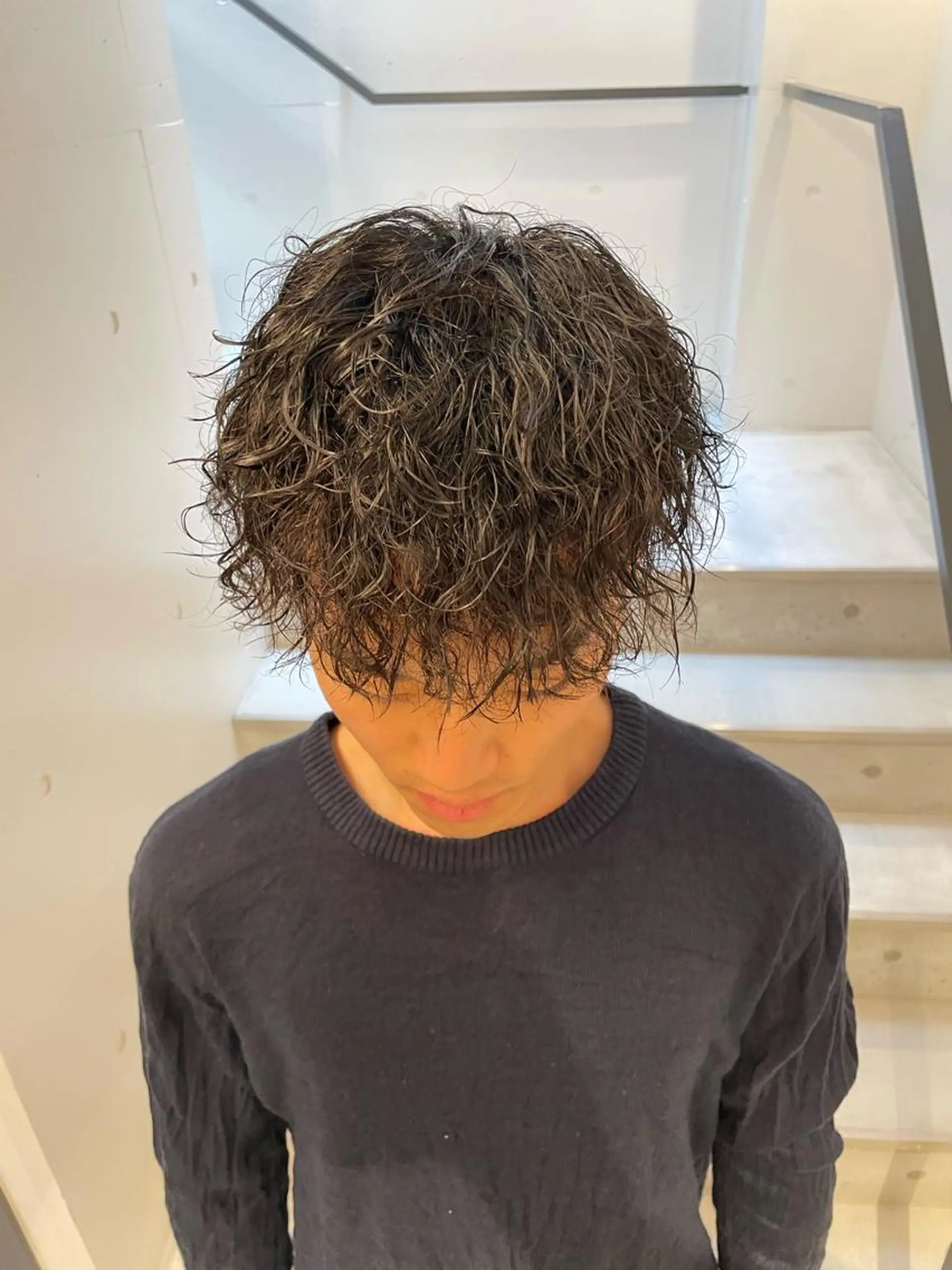 パーマ メンズ Wehlen所属・透明感カラー🌟 keisukeのヘアスタイル