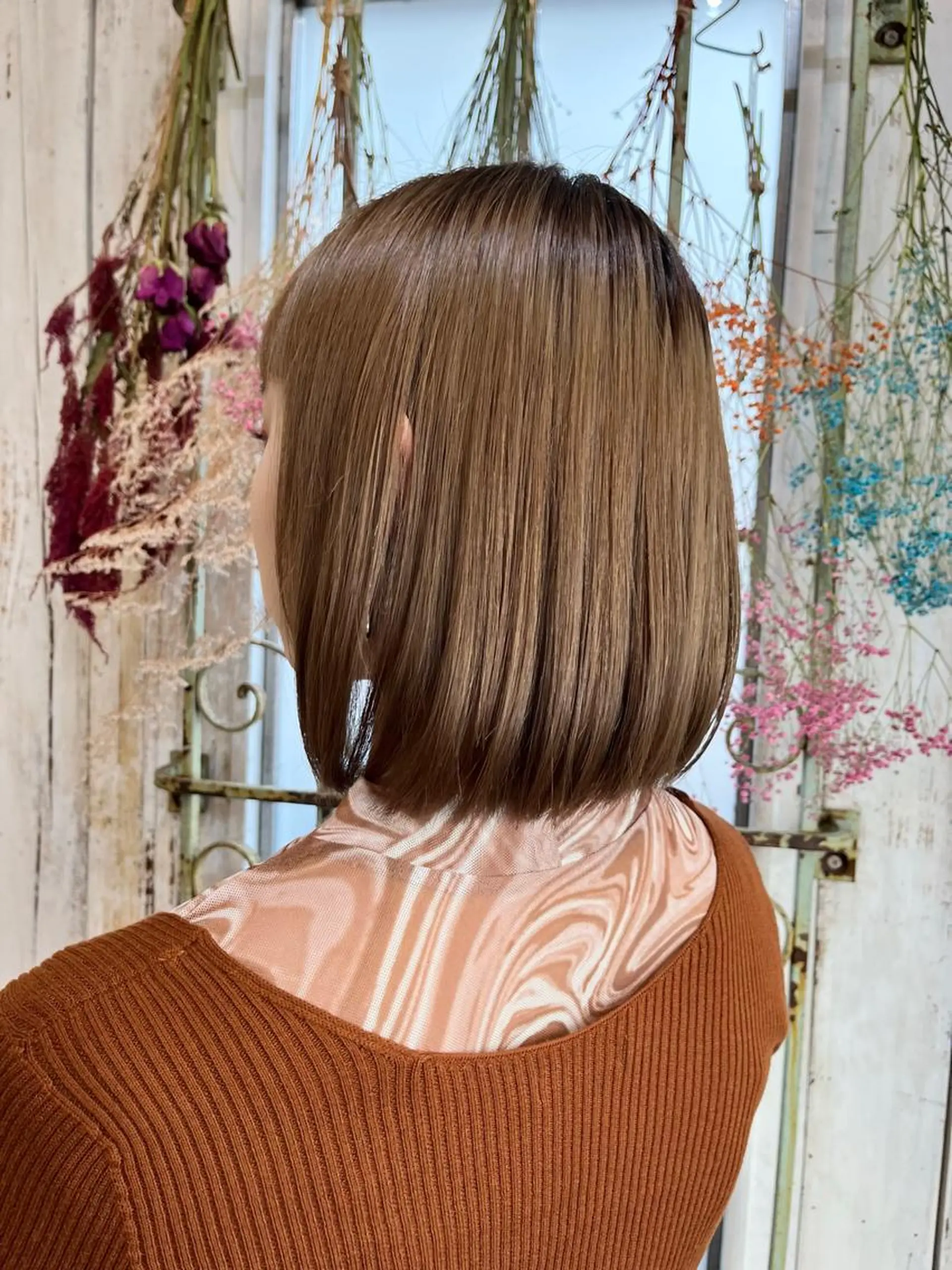 ミディアム 髪質改善 トリートメント 髪質改善カラー☆ ヘアアレンジmiyuのヘアスタイル