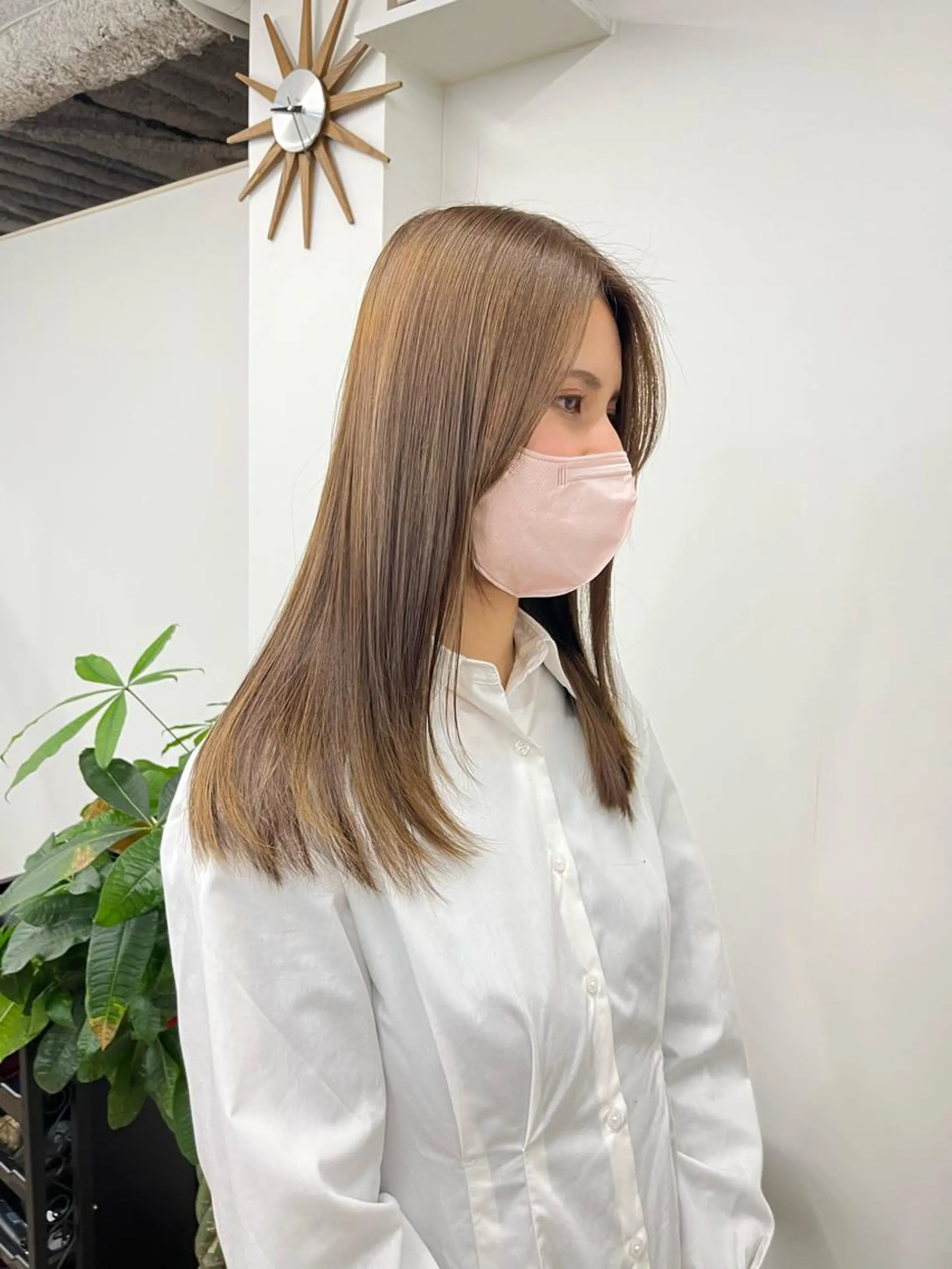 ロング カラー ベージュカラー ブリーチ ケアブリーチ ミルクティーベージュ 髪質改善 HIROKO / 透明感暖色カラー🎀のヘアスタイル