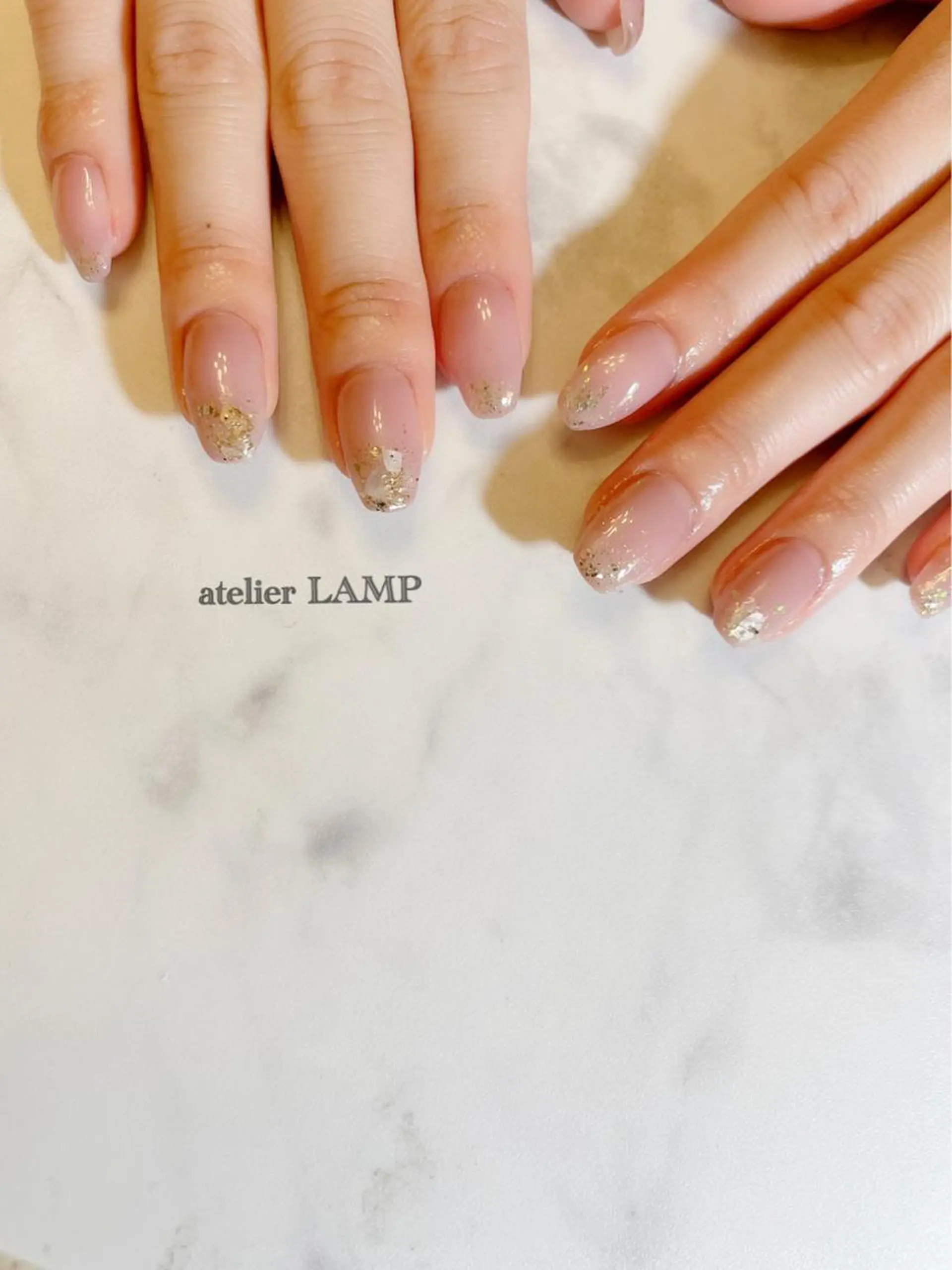 ネイル アートネイル グラデーション ラメ(グリッター) ラメグラデーション ニュアンスネイル NANA no artのネイルデザイン