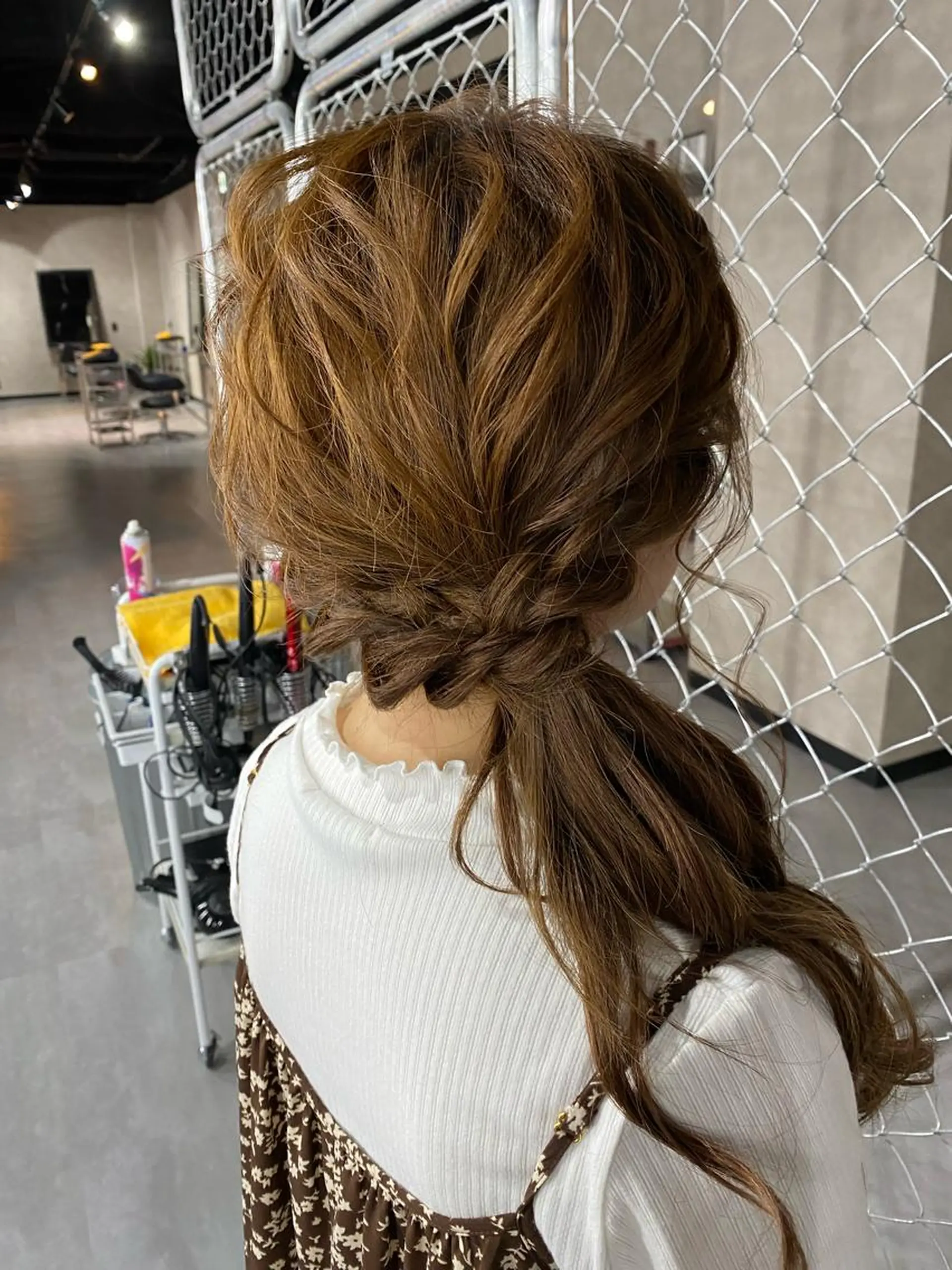 ロング ヘアアレンジ KISS SWAN所属・大天使 まいめろのヘアスタイル