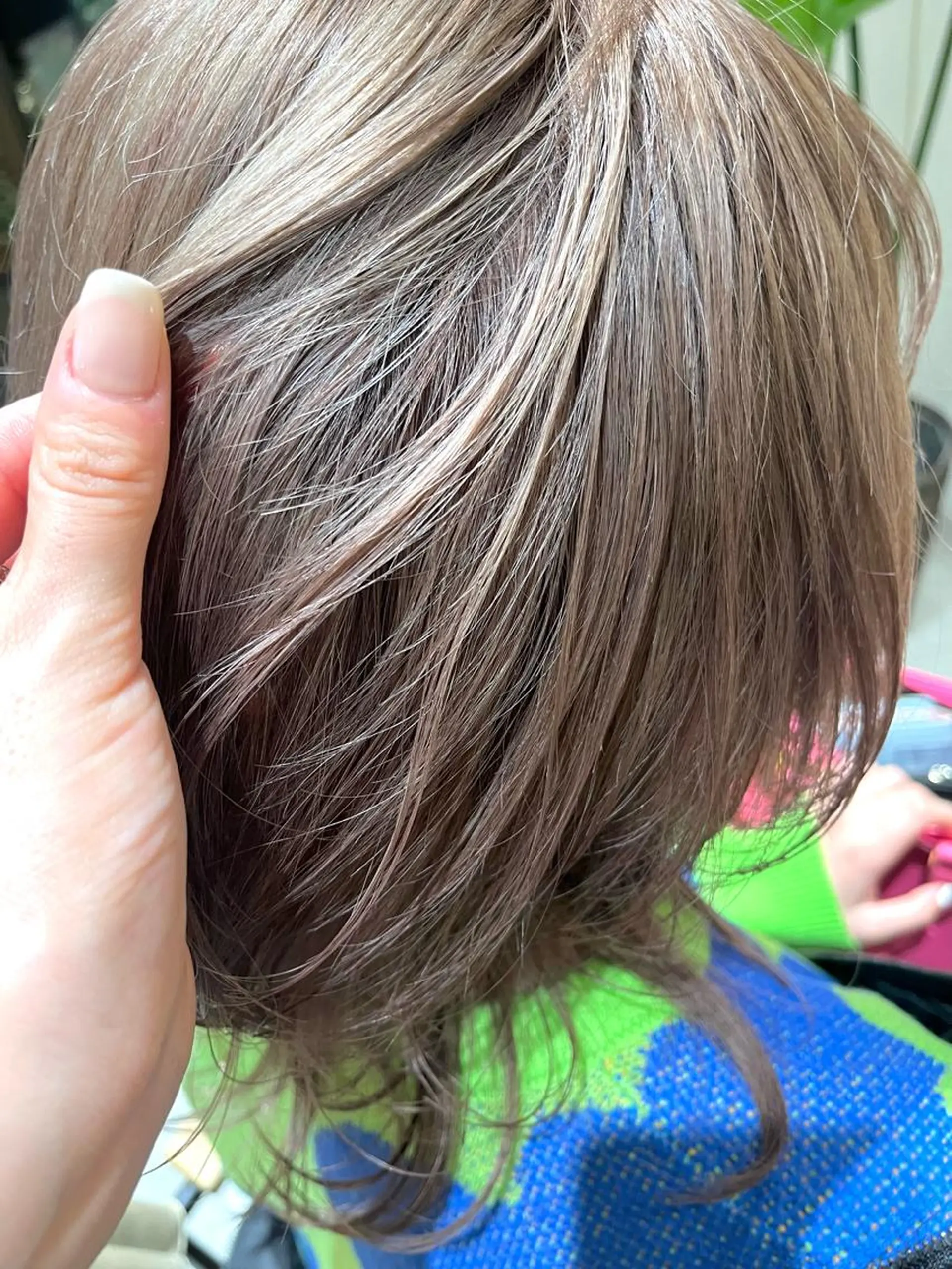 ミディアム ヘアカラー 和田 琉々香のヘアスタイル