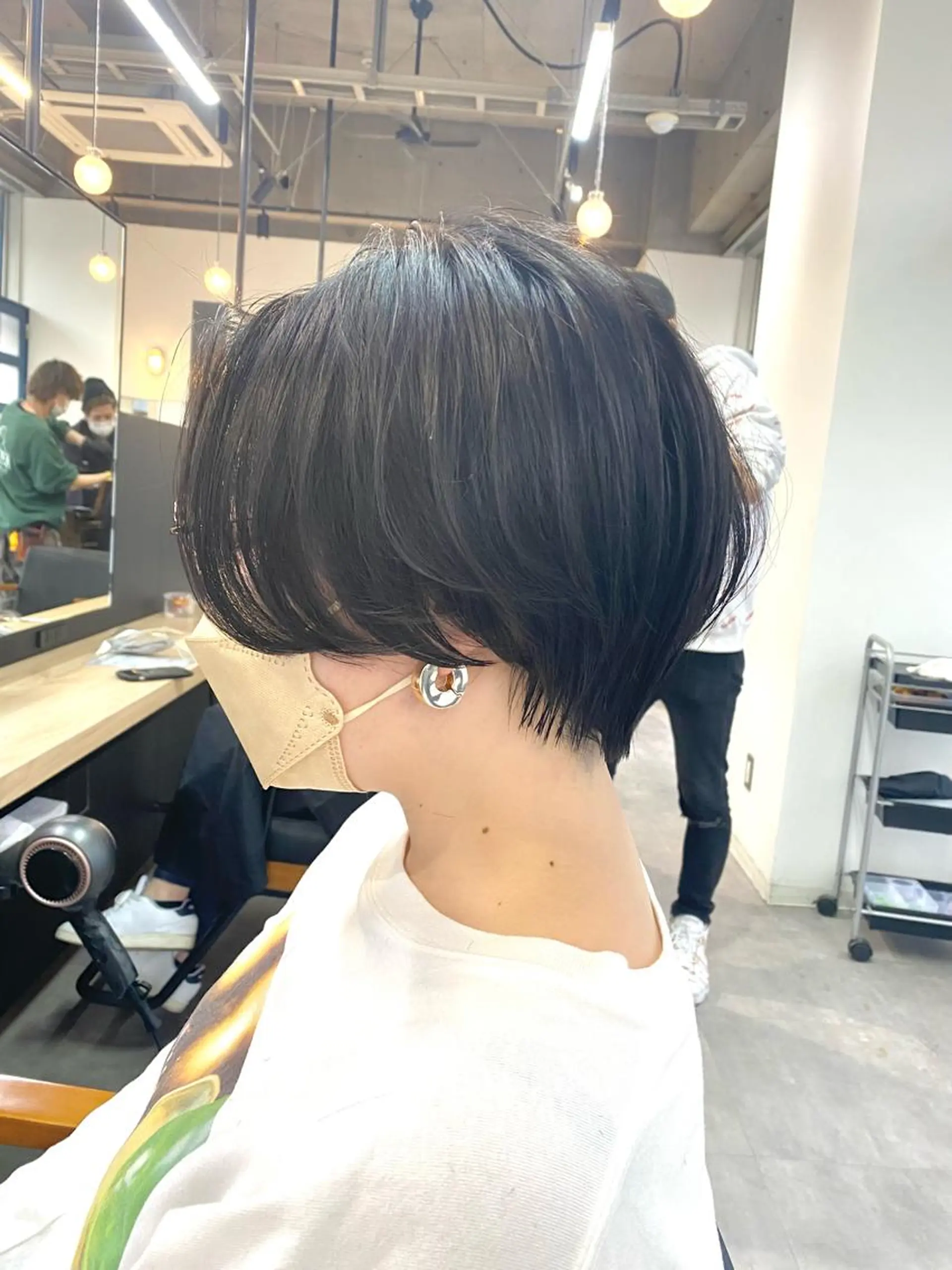 ショート ハンサムショート ショートヘア カット ヘアカラー トリートメント SABO 草薙店【サボ】所属・🍃ボブ&ショート 特化🍃髪質改善🍃のヘアスタイル
