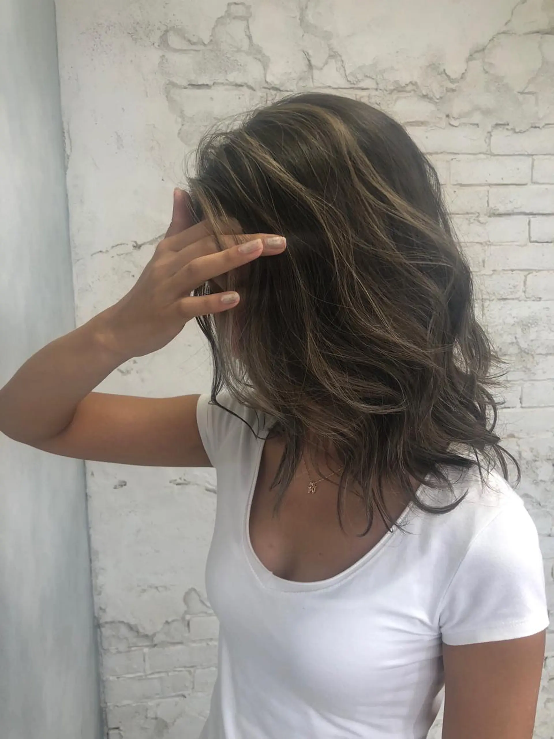 セミロング カラー アディクシーカラー welring hair salon所属・welring hair salonのヘアスタイル