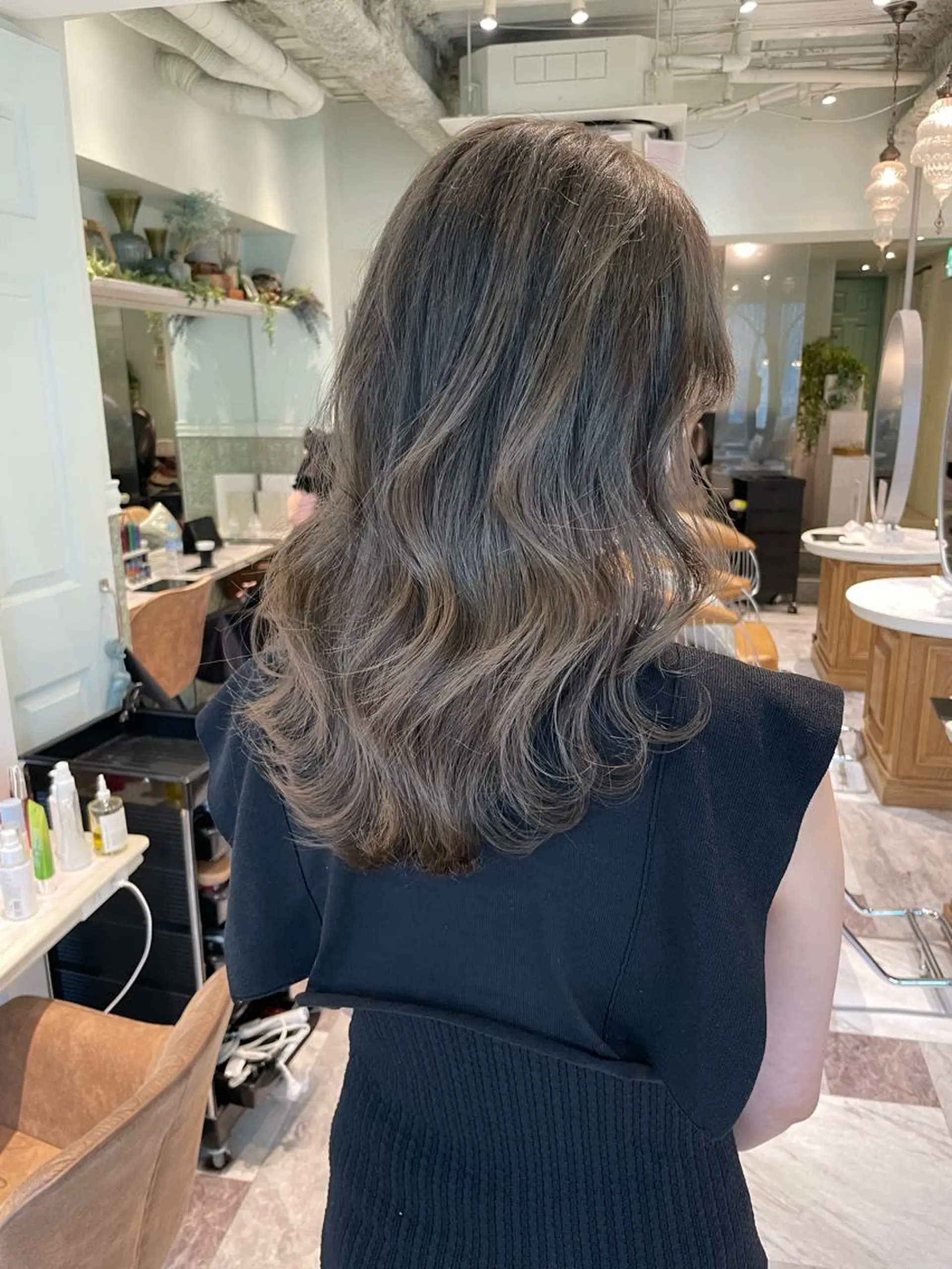 ロング カラー バレイヤージュ ブリーチ ケアブリーチ ダブルカラー グラデーションカラー 美髪/カラー 美容院🌈渡辺隼也のヘアスタイル