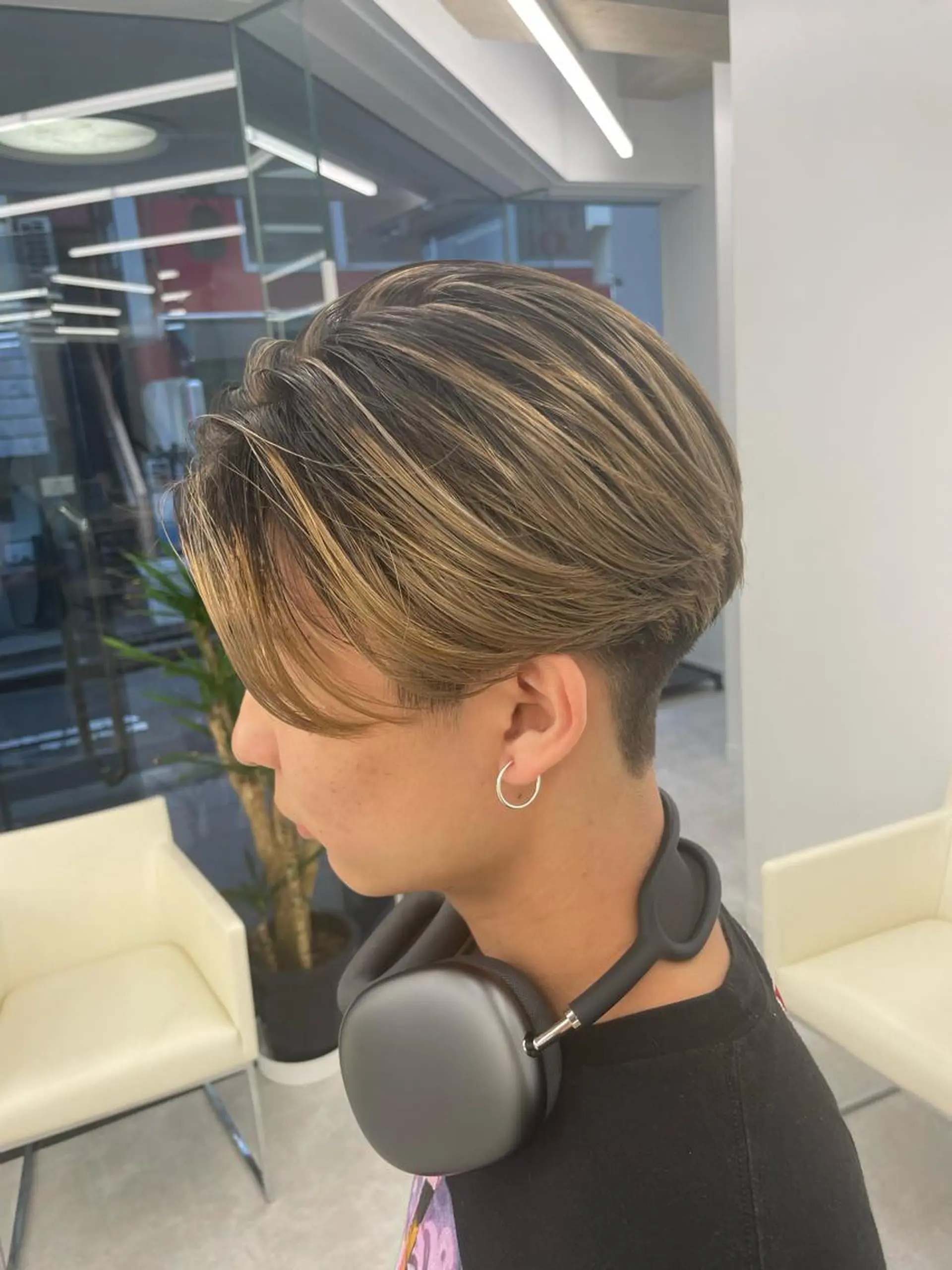 ショート カラー ヘアアレンジ メンズ ヘアカラー トリートメント 【Sweep】おじま のぞみのヘアスタイル