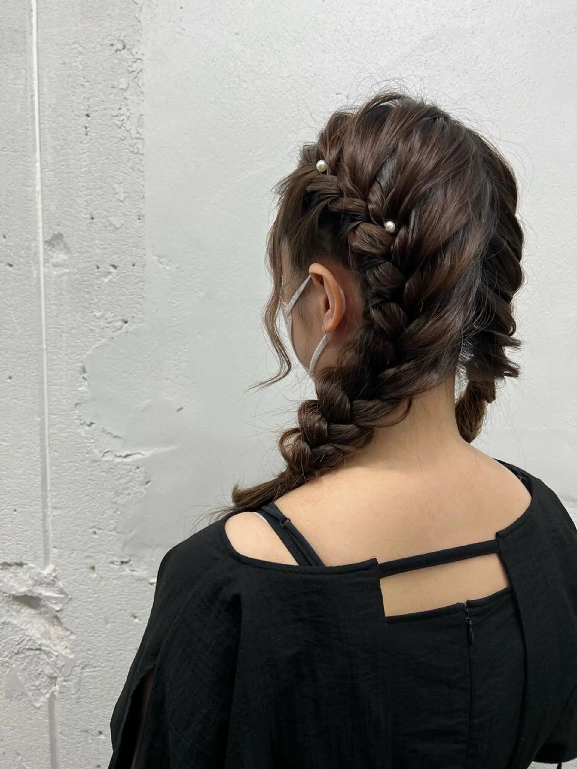 ミディアム カラー ヘアアレンジ ツインテール ヘアセット 🎨カラー満足度 500%💫ヅル💫のヘアスタイル