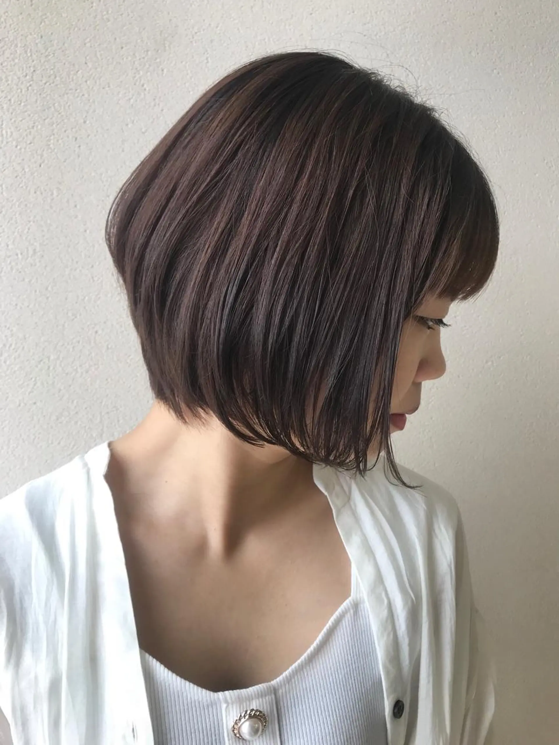 ショート ボブ 沢田 瞳のヘアスタイル