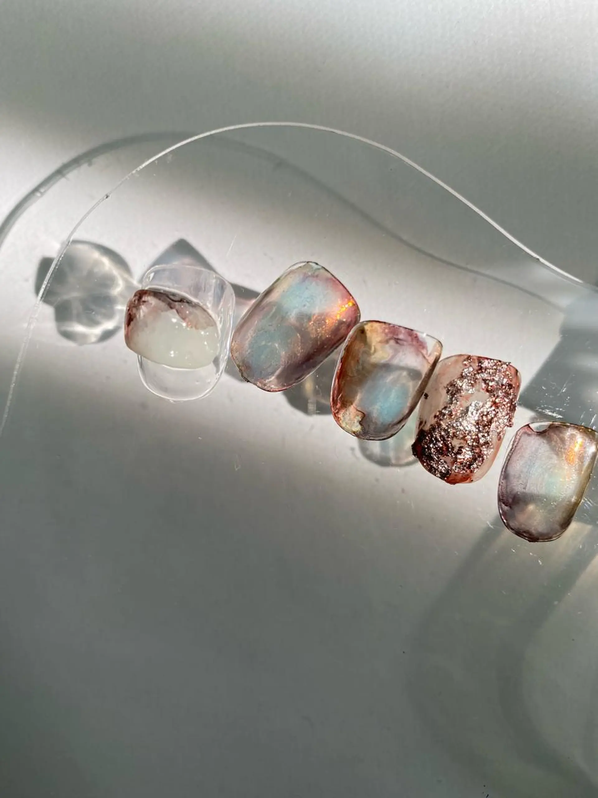 ネイル ハンドネイル 草加ニュアンスネイル 🌚hersのネイルデザイン