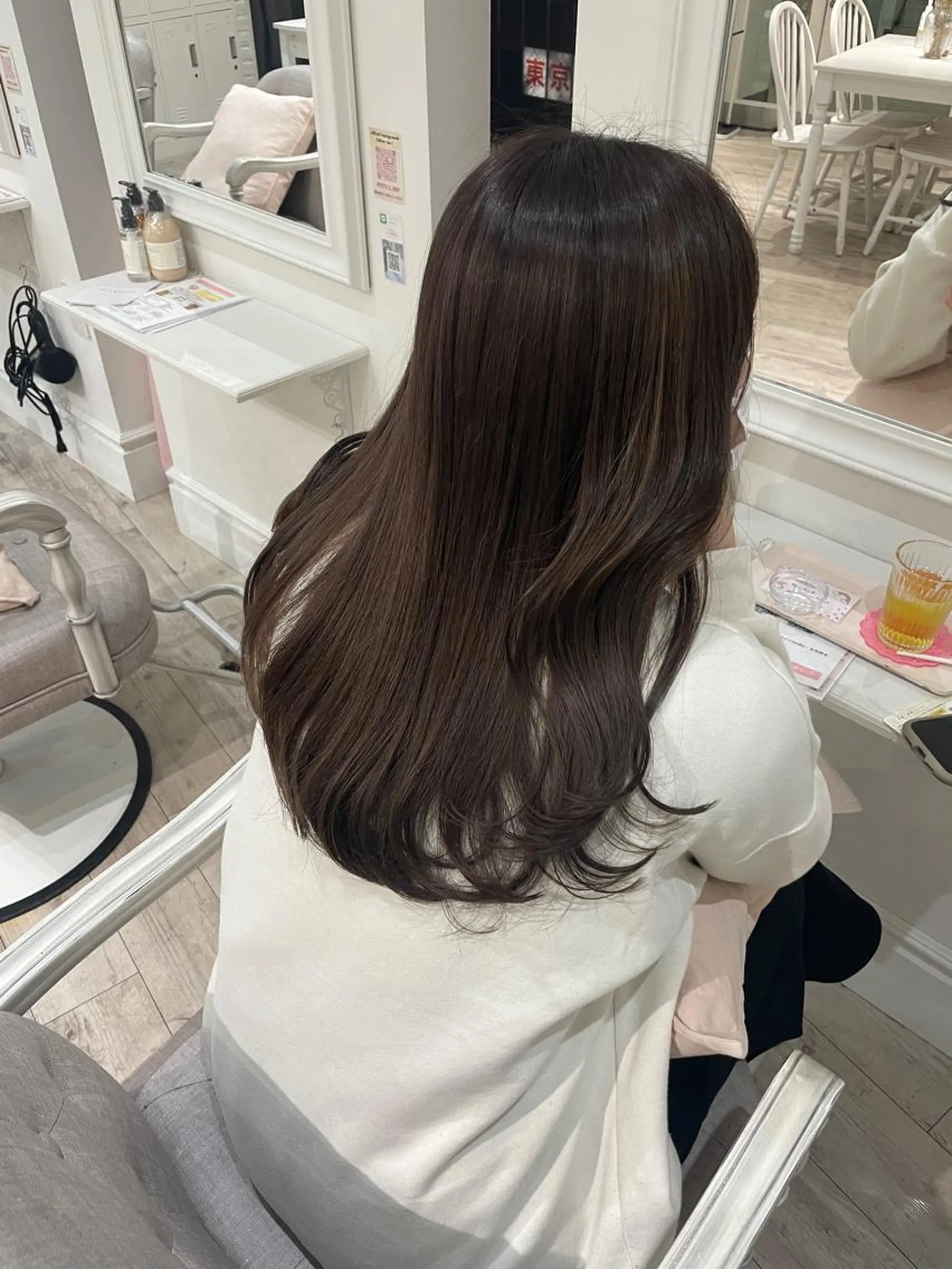 ロング カラー カット ヘアカラー HARUKA韓国ヘア /Luana梅田のヘアスタイル