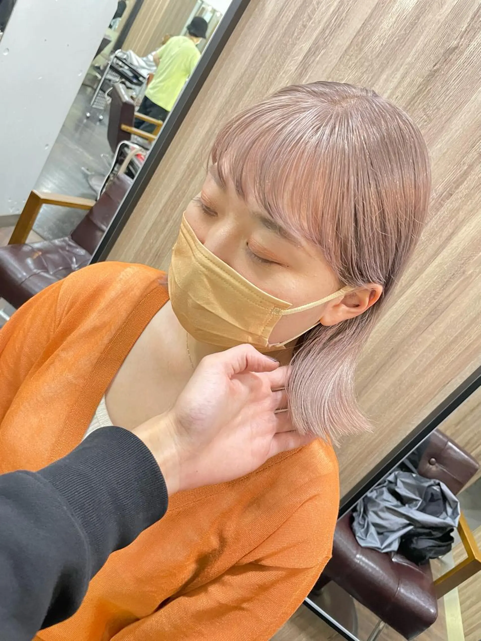 ショート 有人/バレイヤージュ /シャドールーツのヘアスタイル