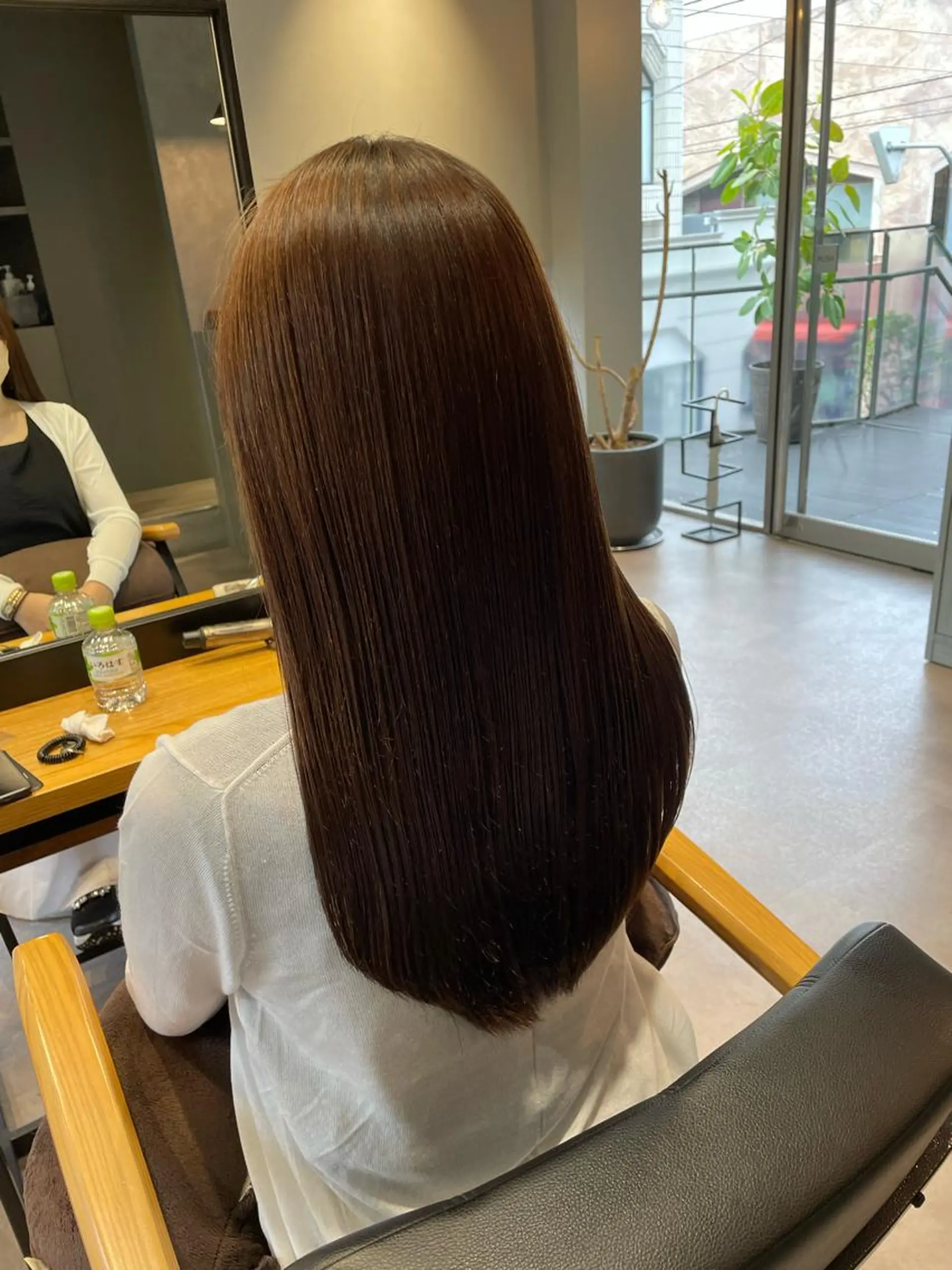 ロング 縮毛矯正 韓国風/オシャレ /縮毛矯正/滝口琴未のヘアスタイル