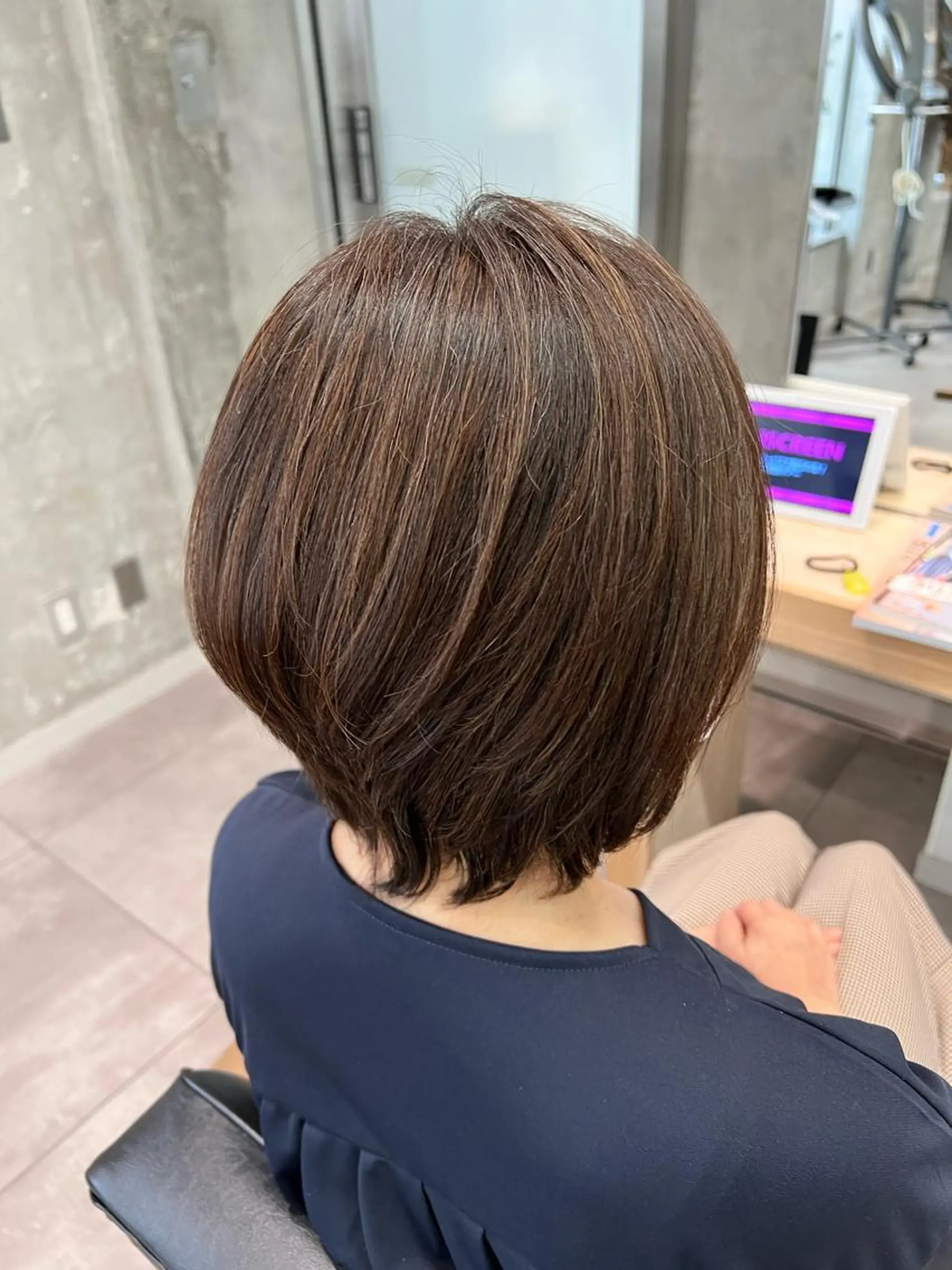 ショート カラー ヘアカラー トリートメント 🌞レイヤー×カラー 前川那津美🌞のヘアスタイル