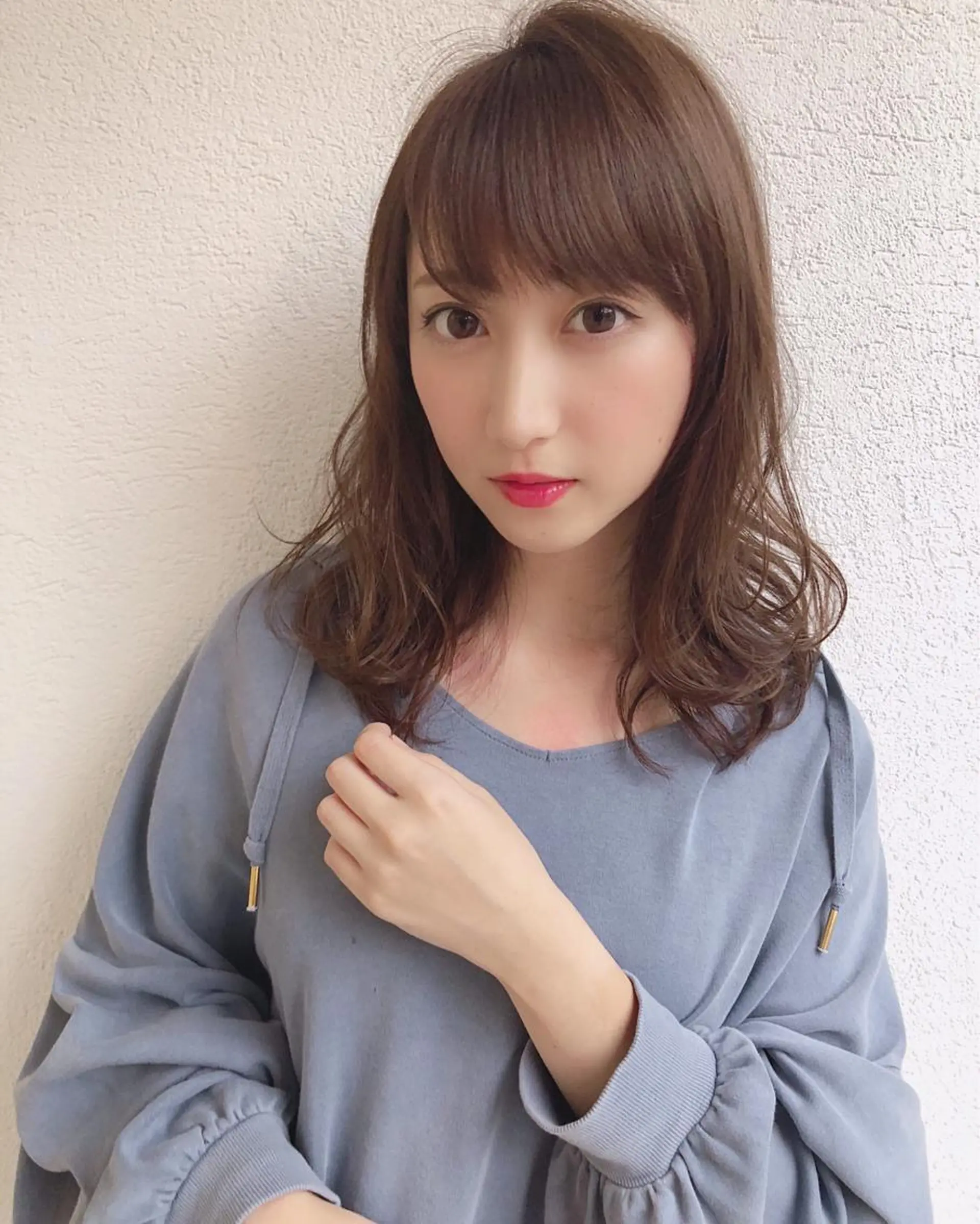 ミディアム カラー カット トリートメント 服部 樹季のヘアスタイル