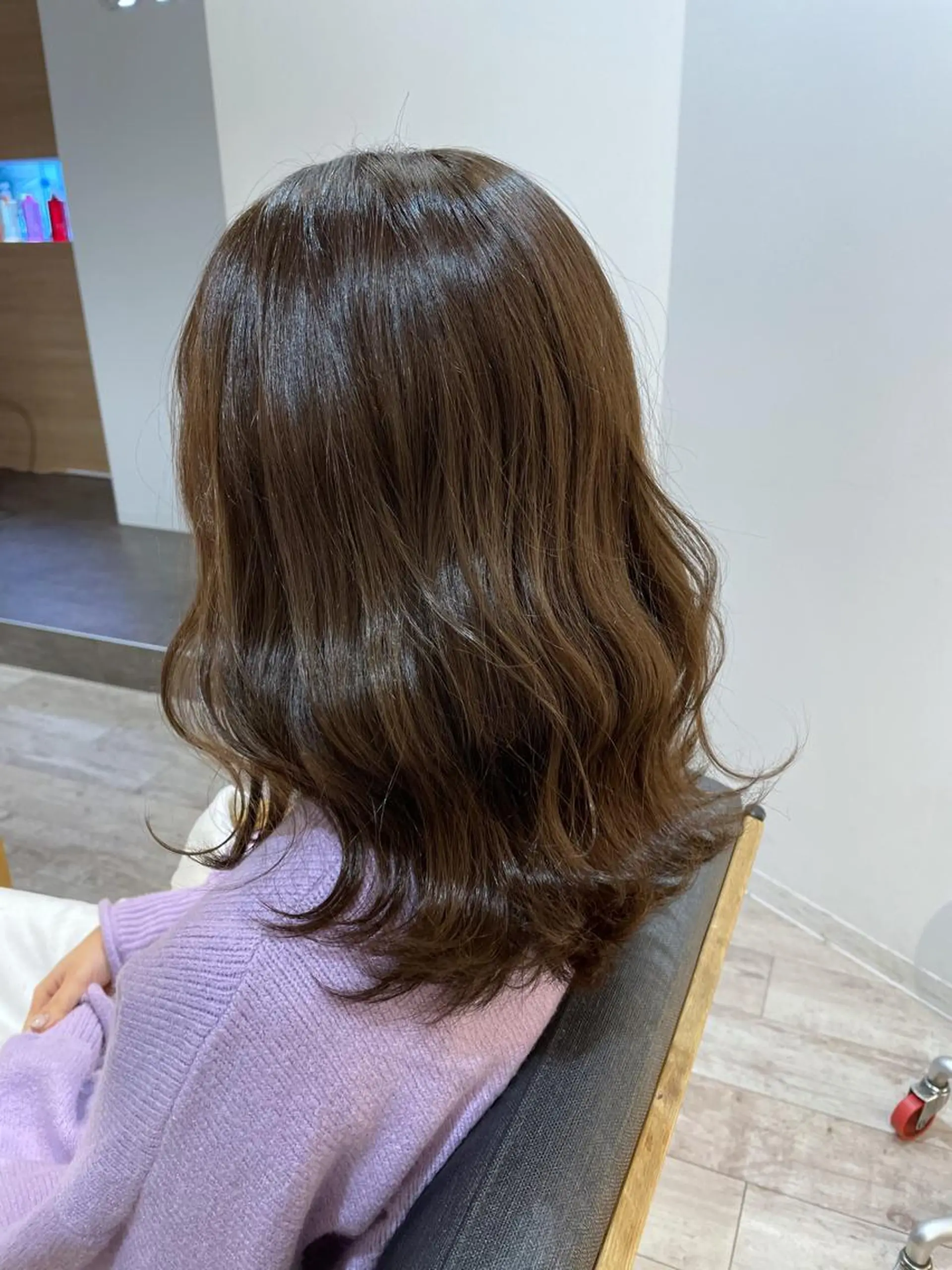 ミディアム カラー 透明感カラー イルミナカラー 高尾亮輔/ ボブ特化美容師のヘアスタイル