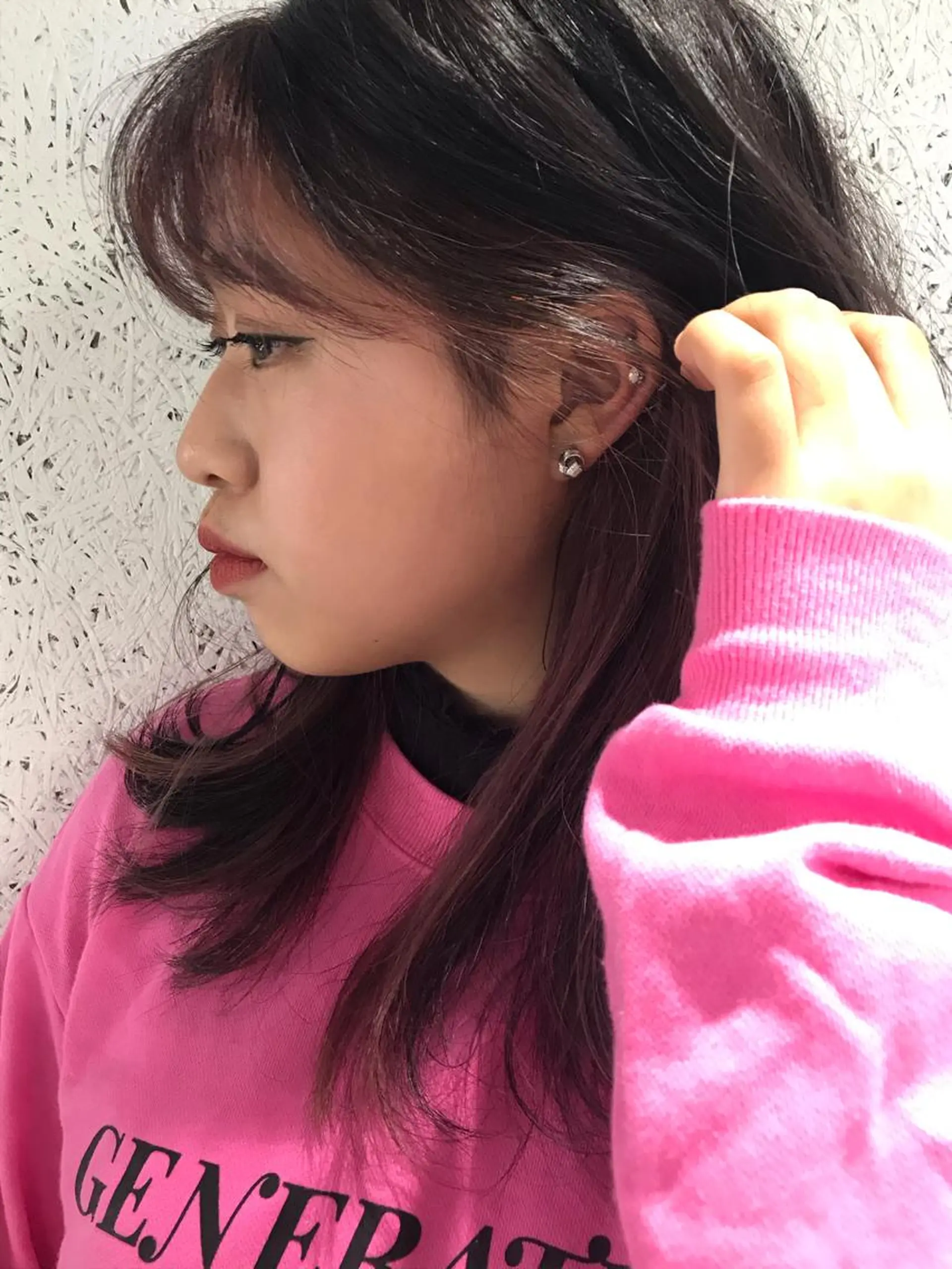 セミロング カラー steed tokyo所属・KOOKI スティードトーキョーのヘアスタイル