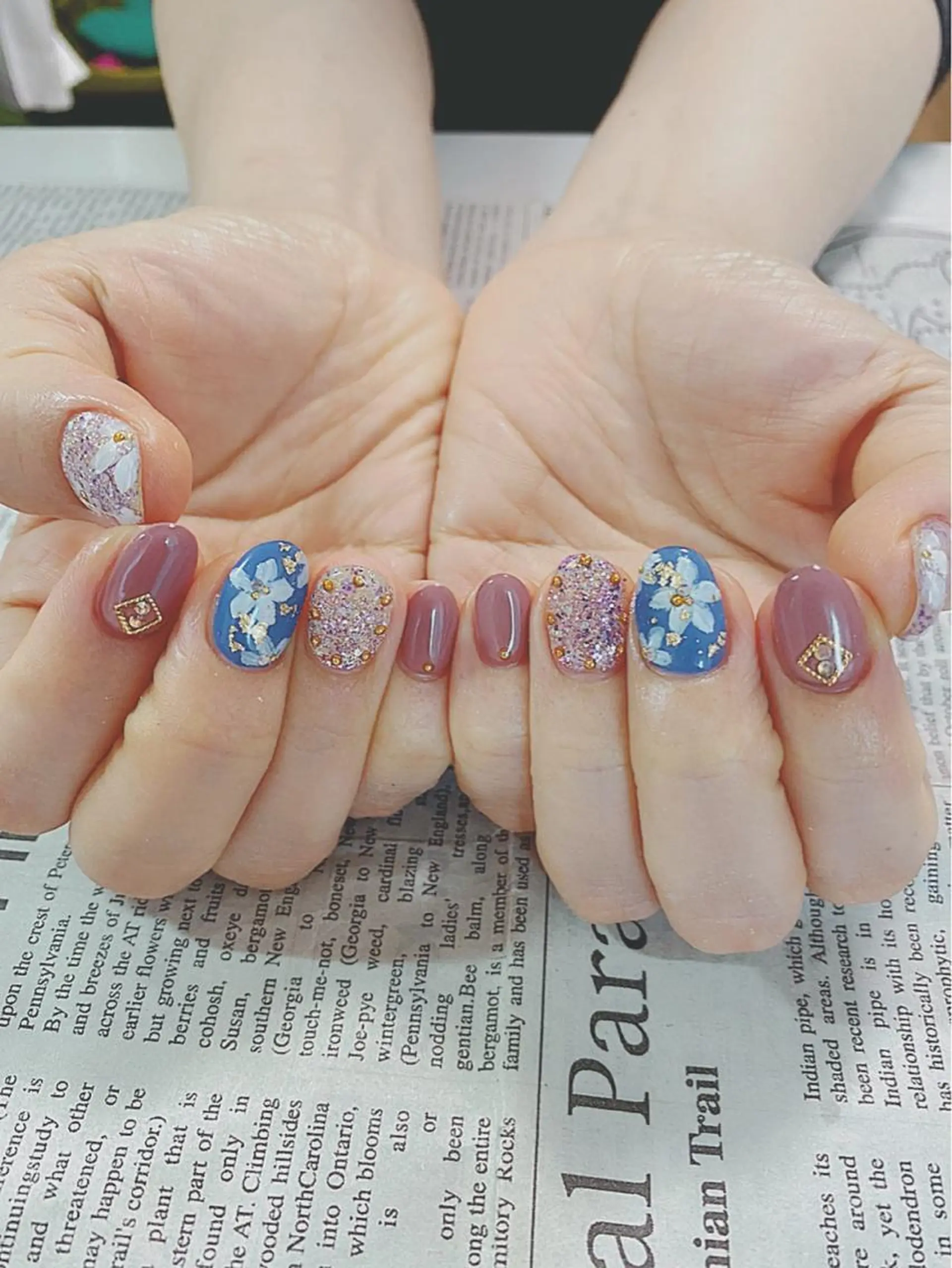 ネイル ハンドネイル ハンドケア 森山 舞のネイルデザイン