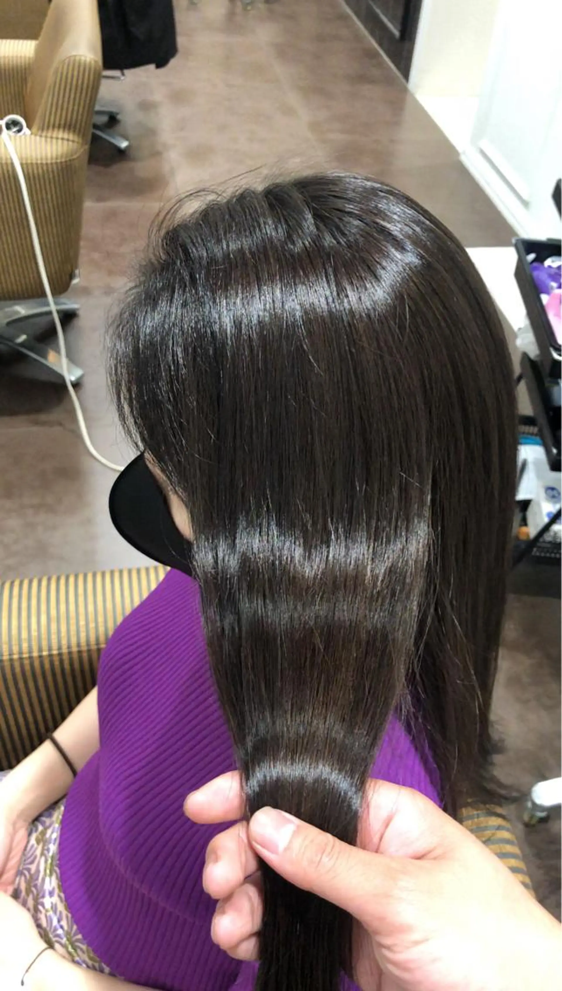 セミロング カラー パーマ VIVIE【ヴィヴィ】所属・髪質改善/韓国風 レイヤー/田村祐樹のヘアスタイル