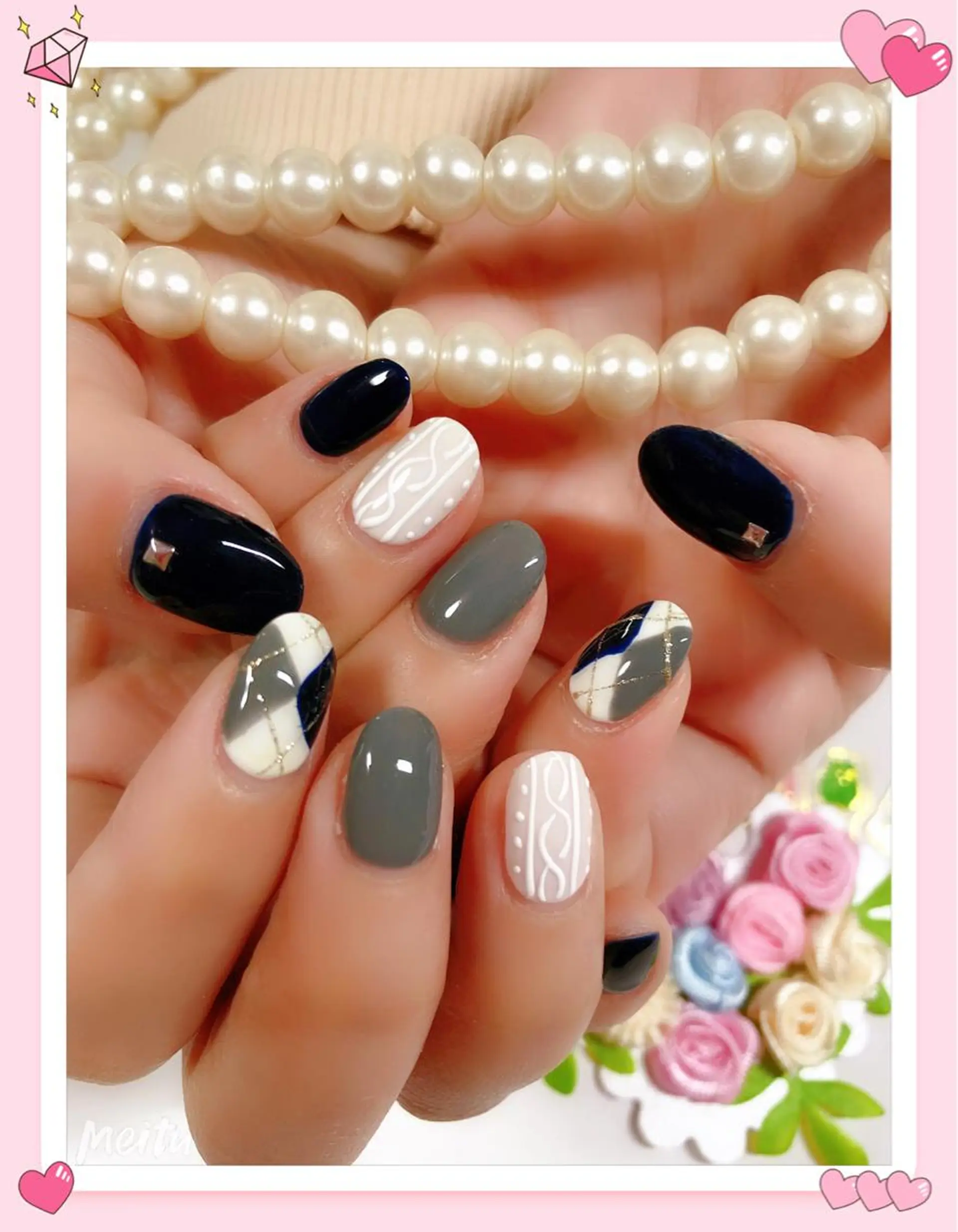 ネイル ラベンダー💖日暮里 ルル💖ネイルのネイルデザイン