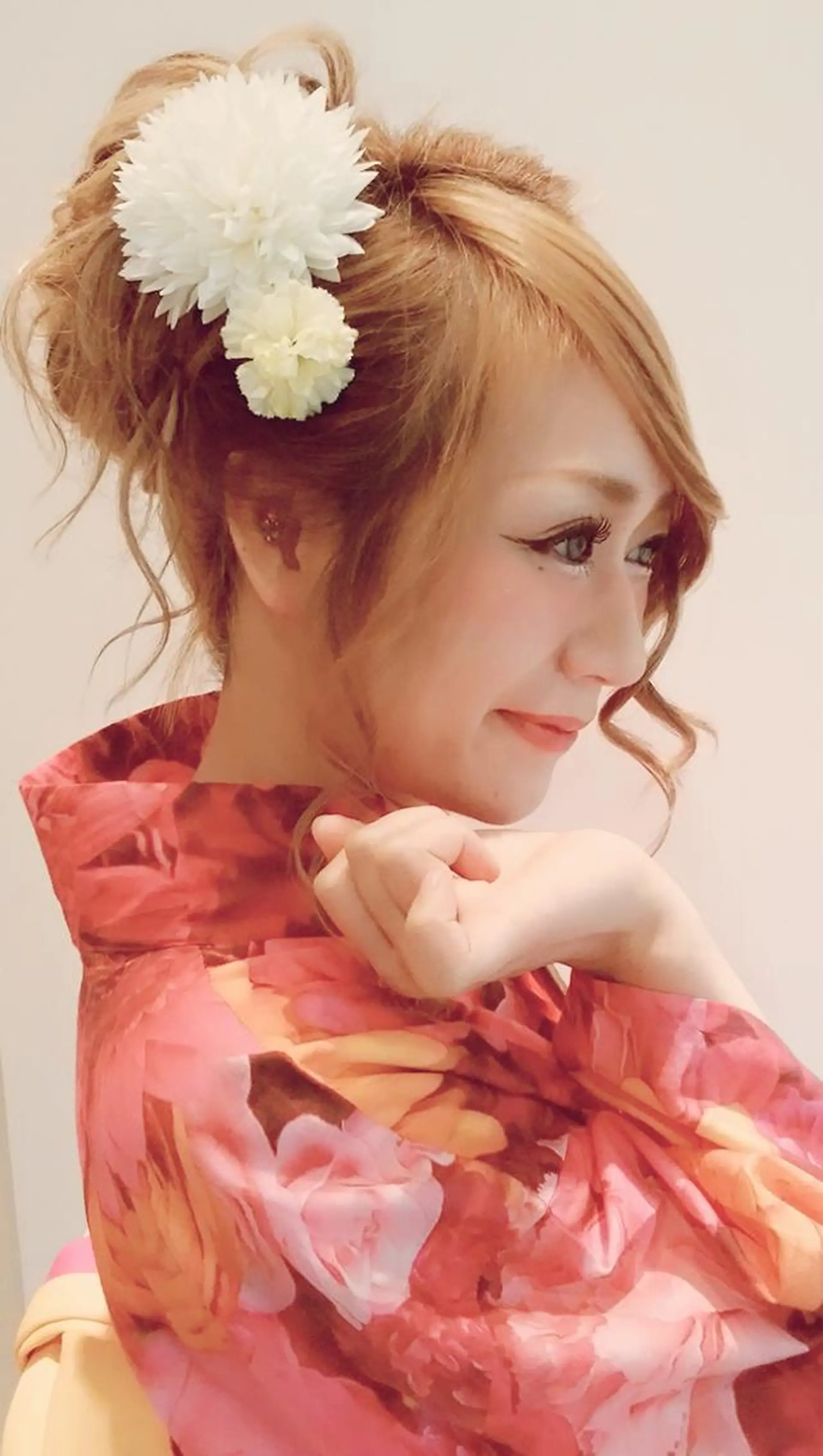 ヘアアレンジ 浴衣 田中 奈布のヘアスタイル