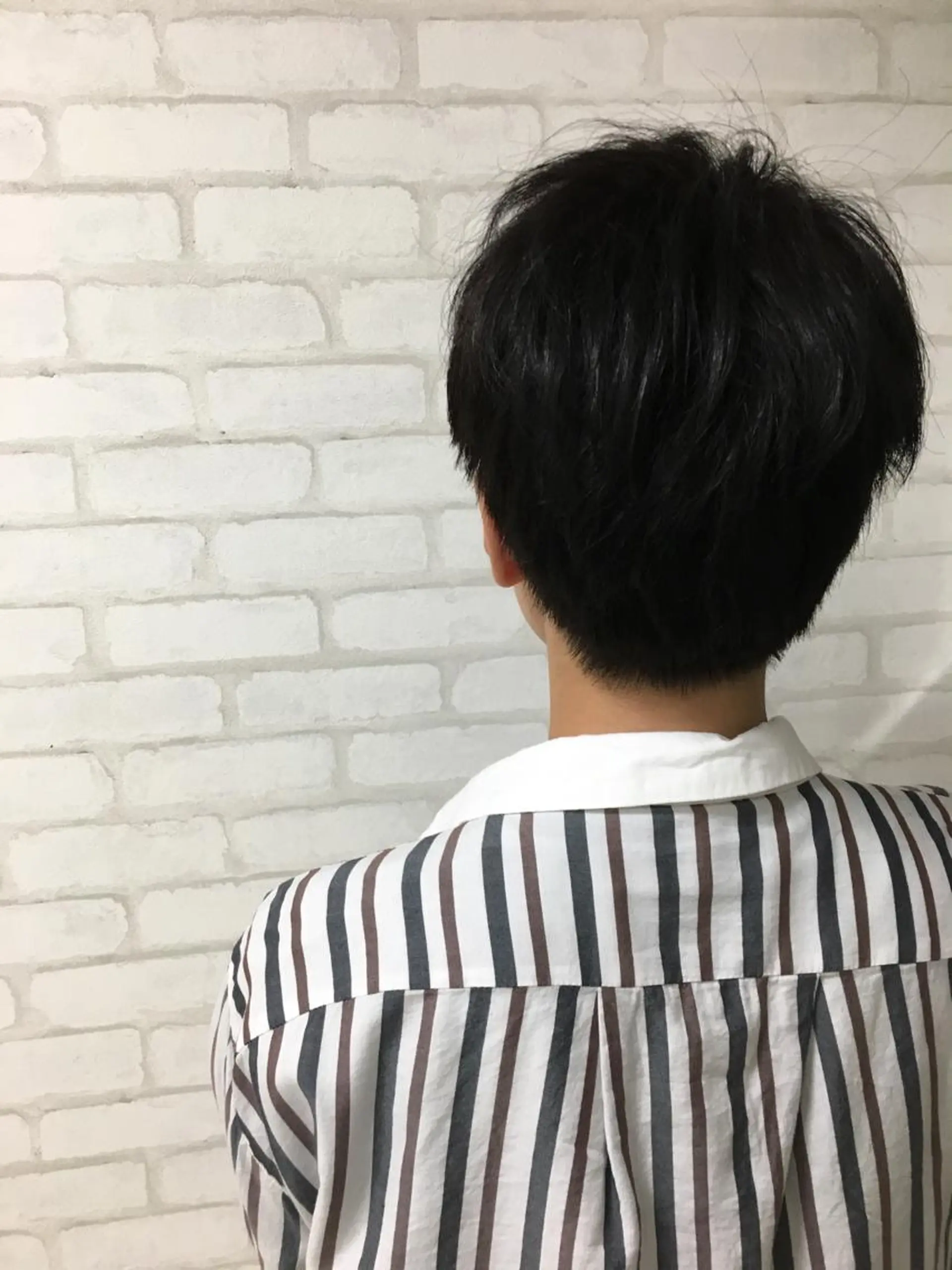 ショート ベリーショート brace 立花のヘアスタイル