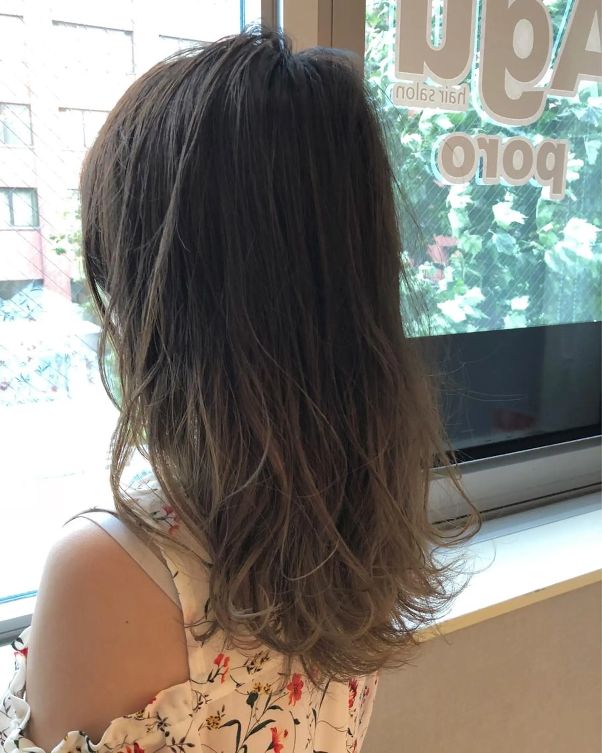 セミロング 佐藤 真也のヘアスタイル
