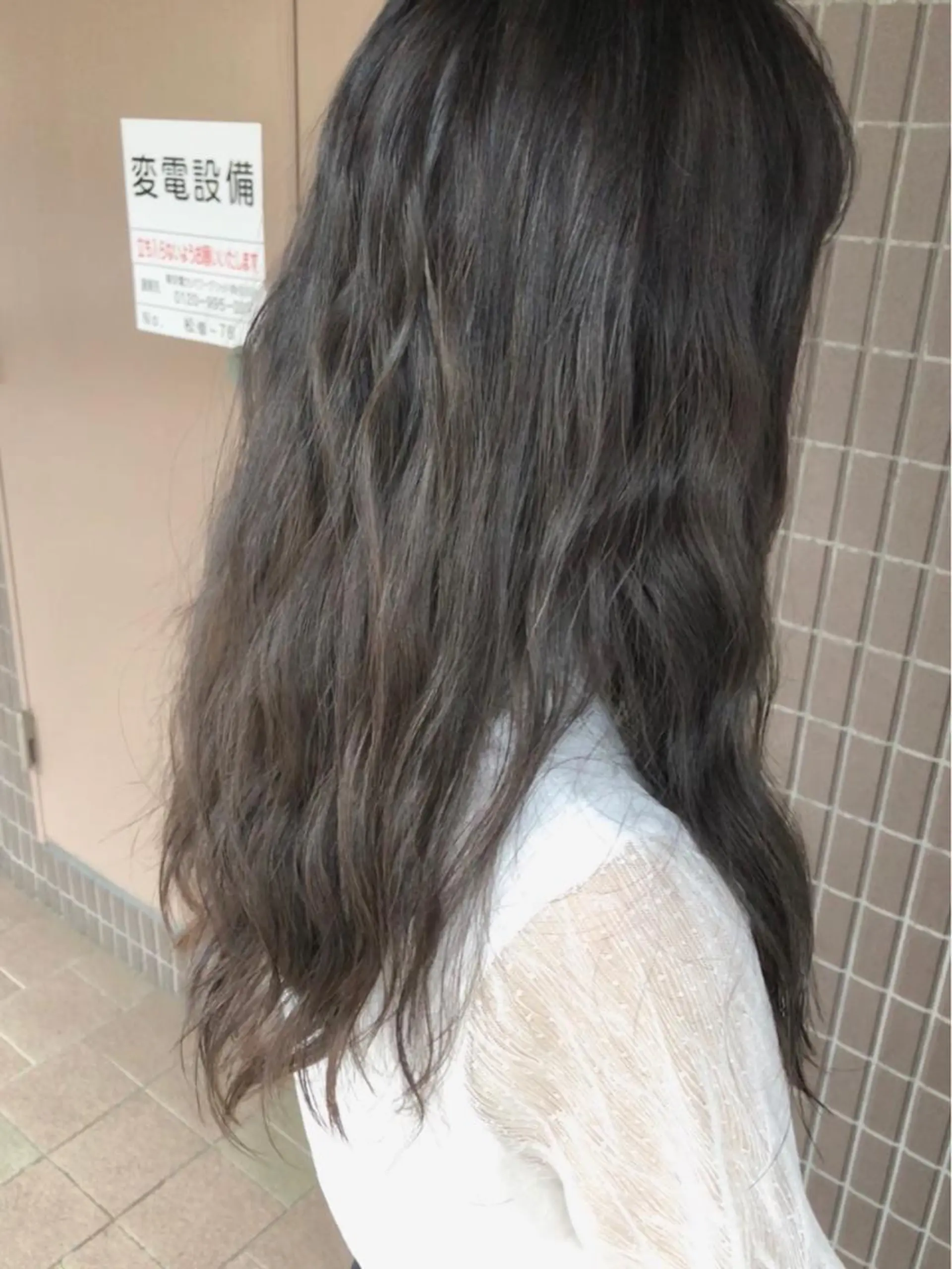 カラー グレージュ 後藤 陽花子のヘアスタイル