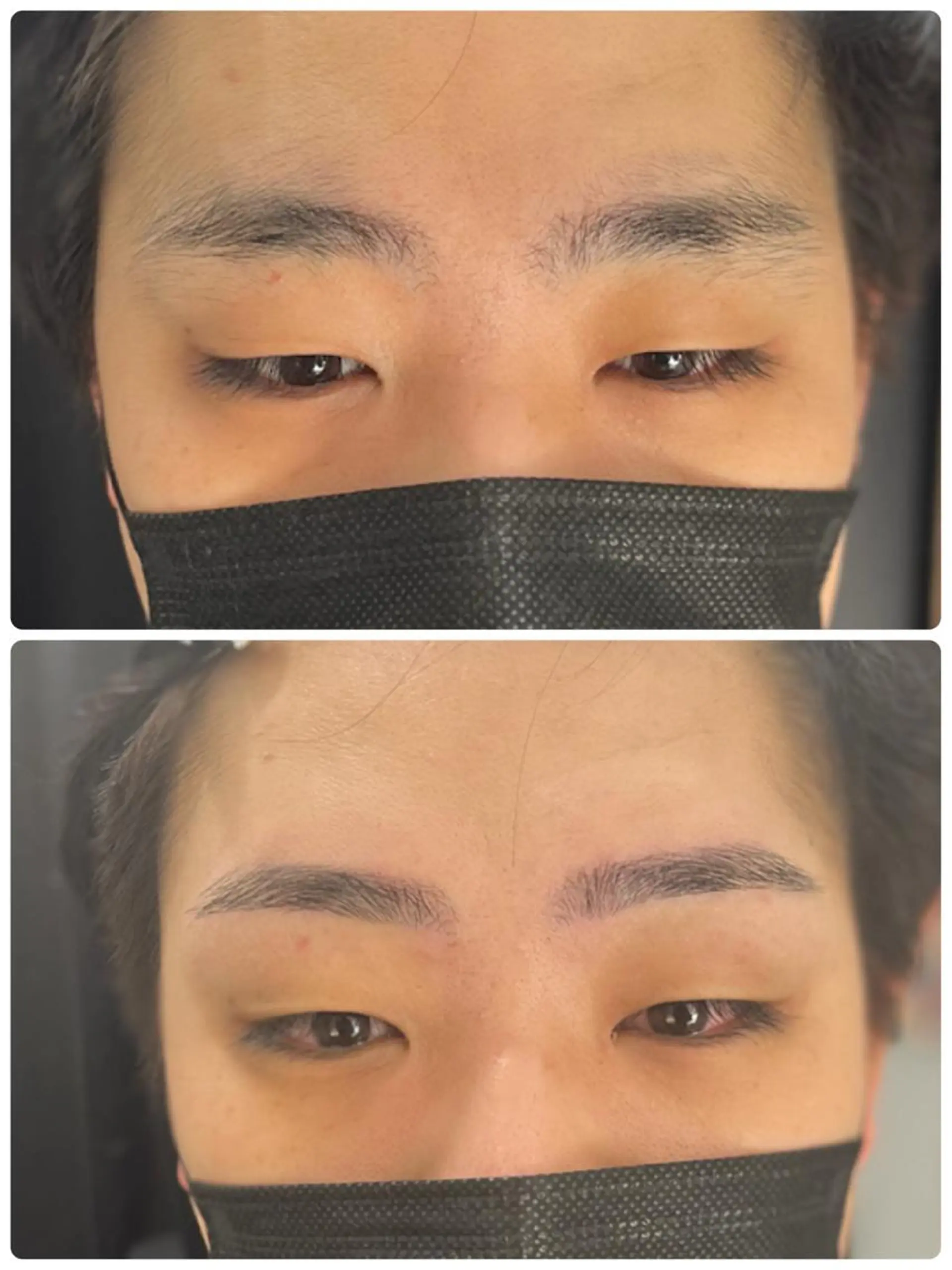 アイブロウ 眉カラー メンズアイブロウ 眉毛ワックス脱毛 ワックス脱毛 眉カット 溝部裕太Hair salon808代表のヘアスタイル