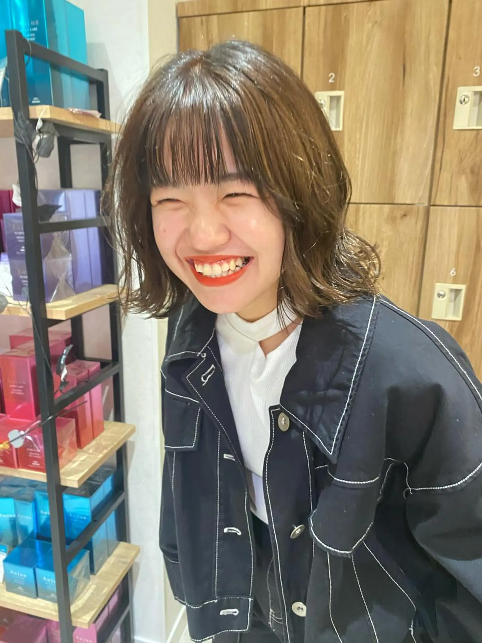 ショート カラー ヘアアレンジ ベージュカラー ヘアカラー トリートメント ヘッドスパ パーマ指名No1 /namiのヘアスタイル