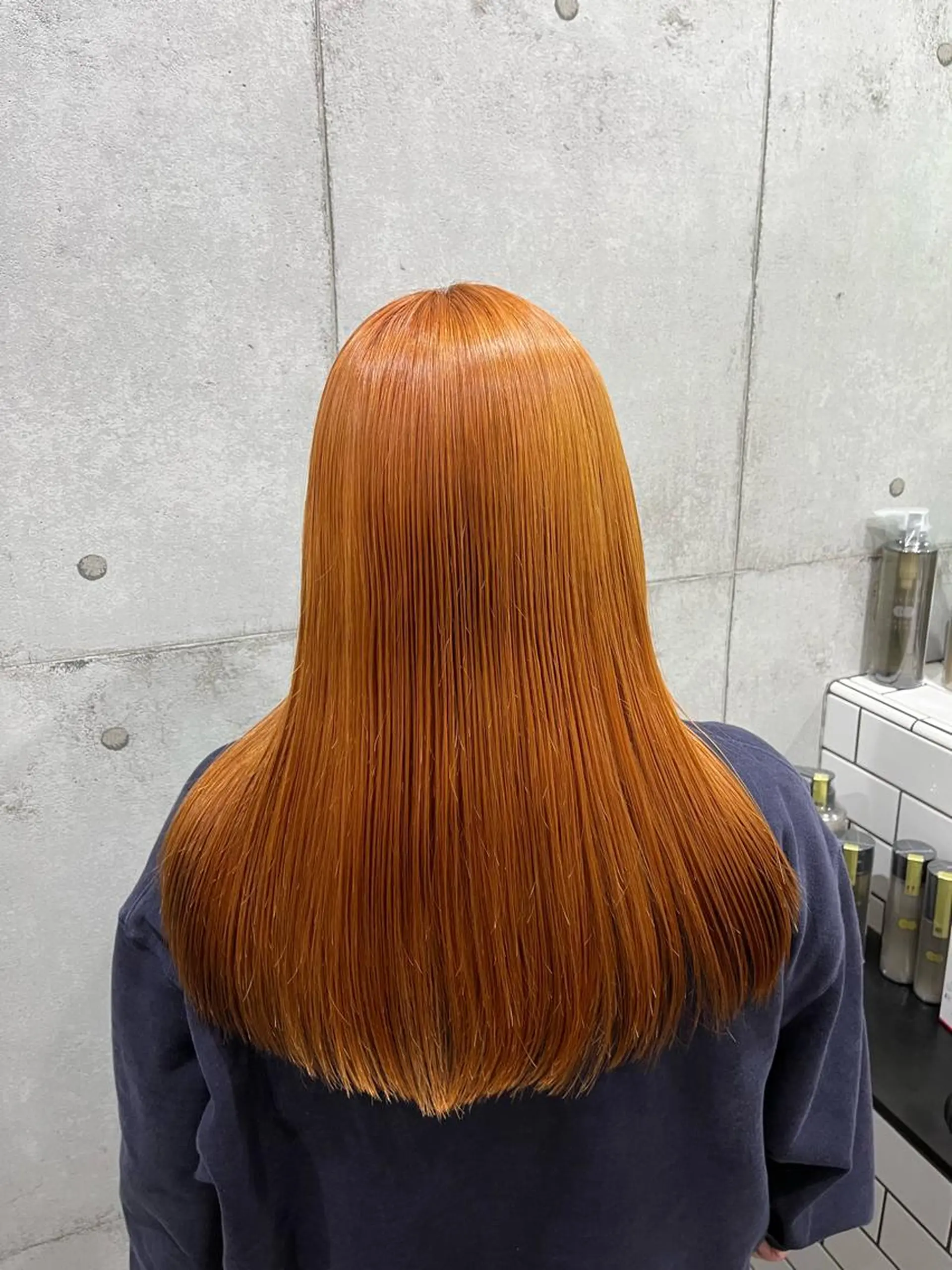 ロング カラー ヘアカラー トリートメント ヘアセット newi赤羽 HINATAのヘアスタイル