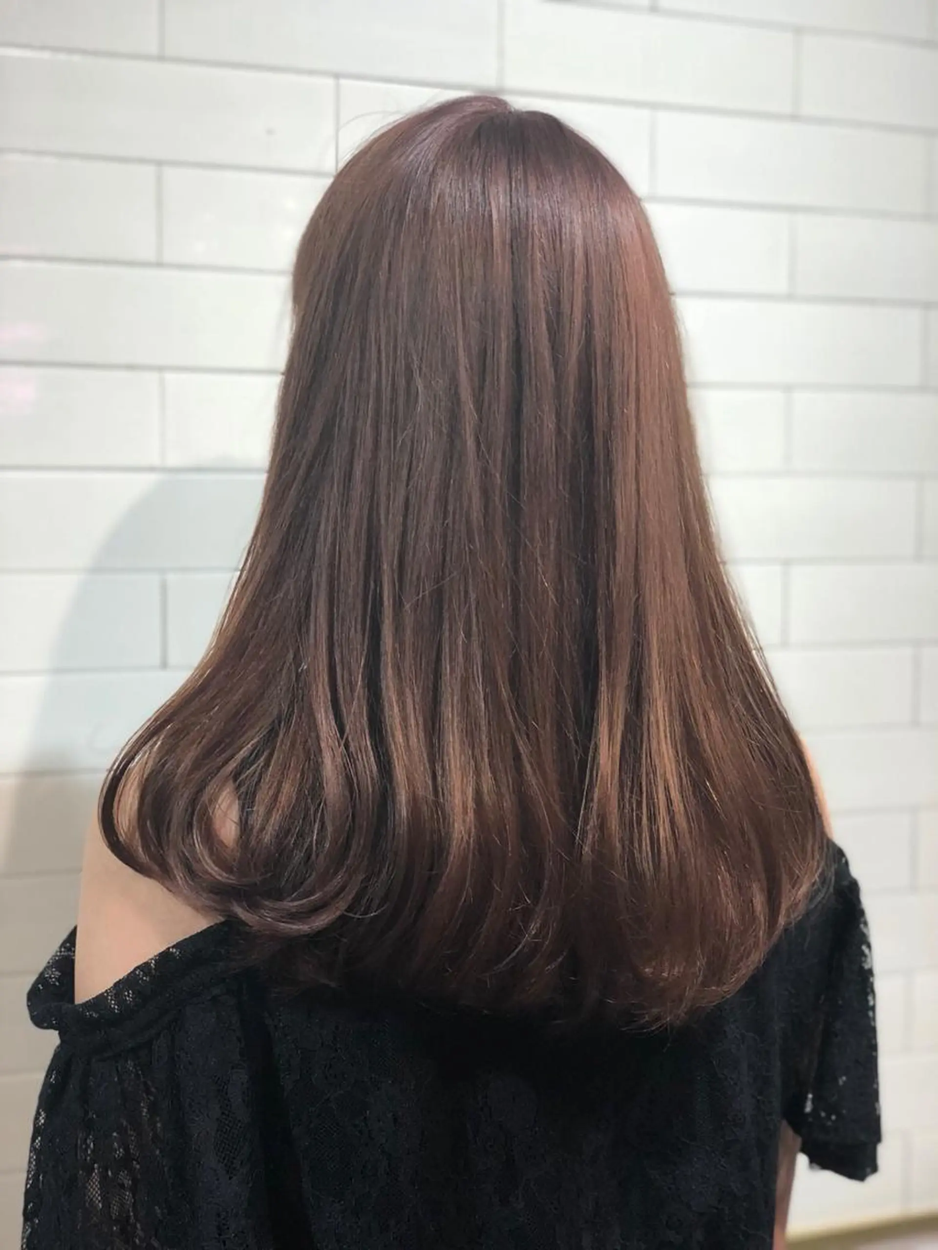 ロング カット ヘアカラー トリートメント 🤍髪質改善➕透明感 カラー🤍川上葵のヘアスタイル