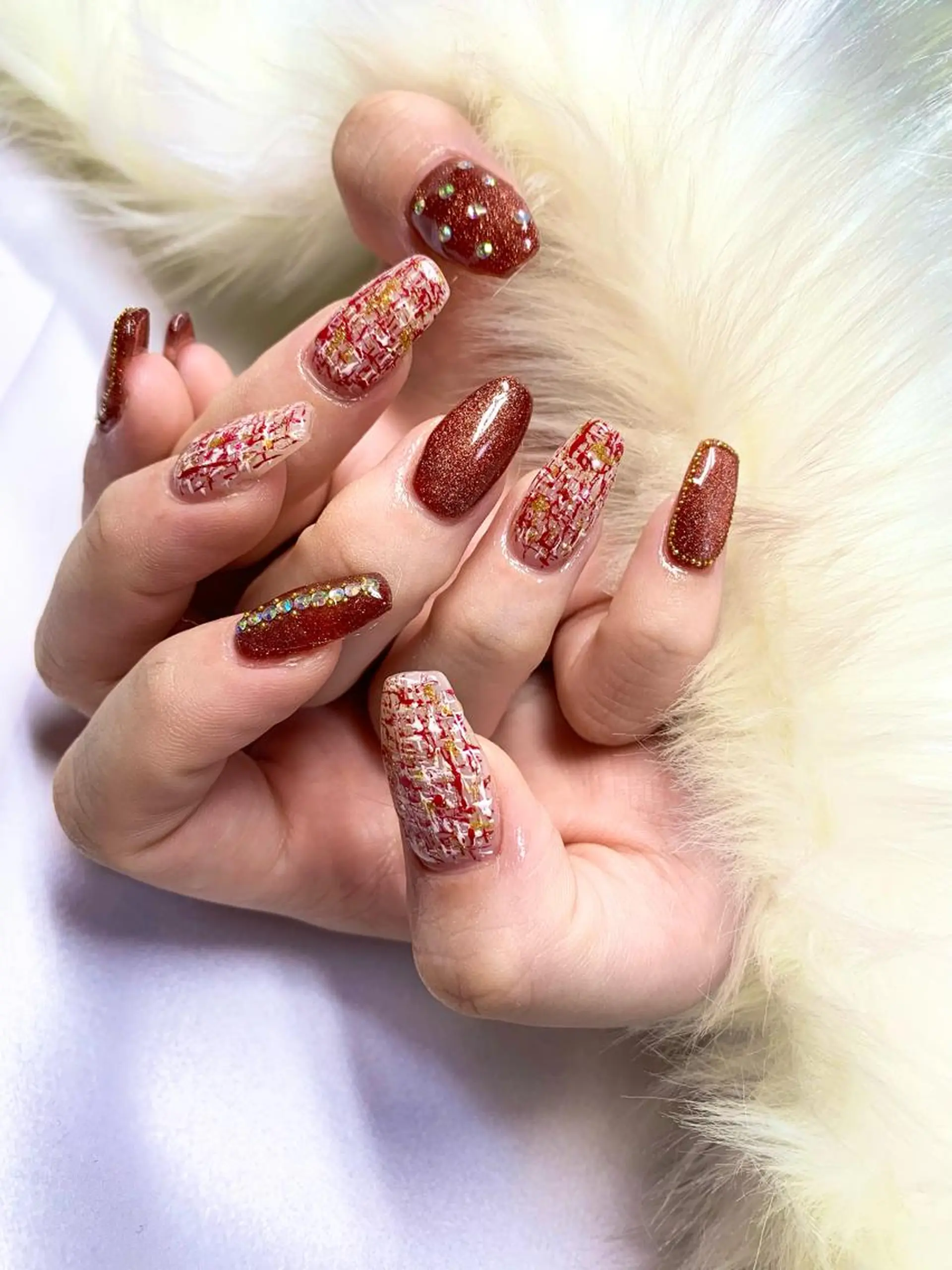 ネイル ツイードネイル 痩身/脱毛/ネイル HARUKAのエステ・リラクイメージ