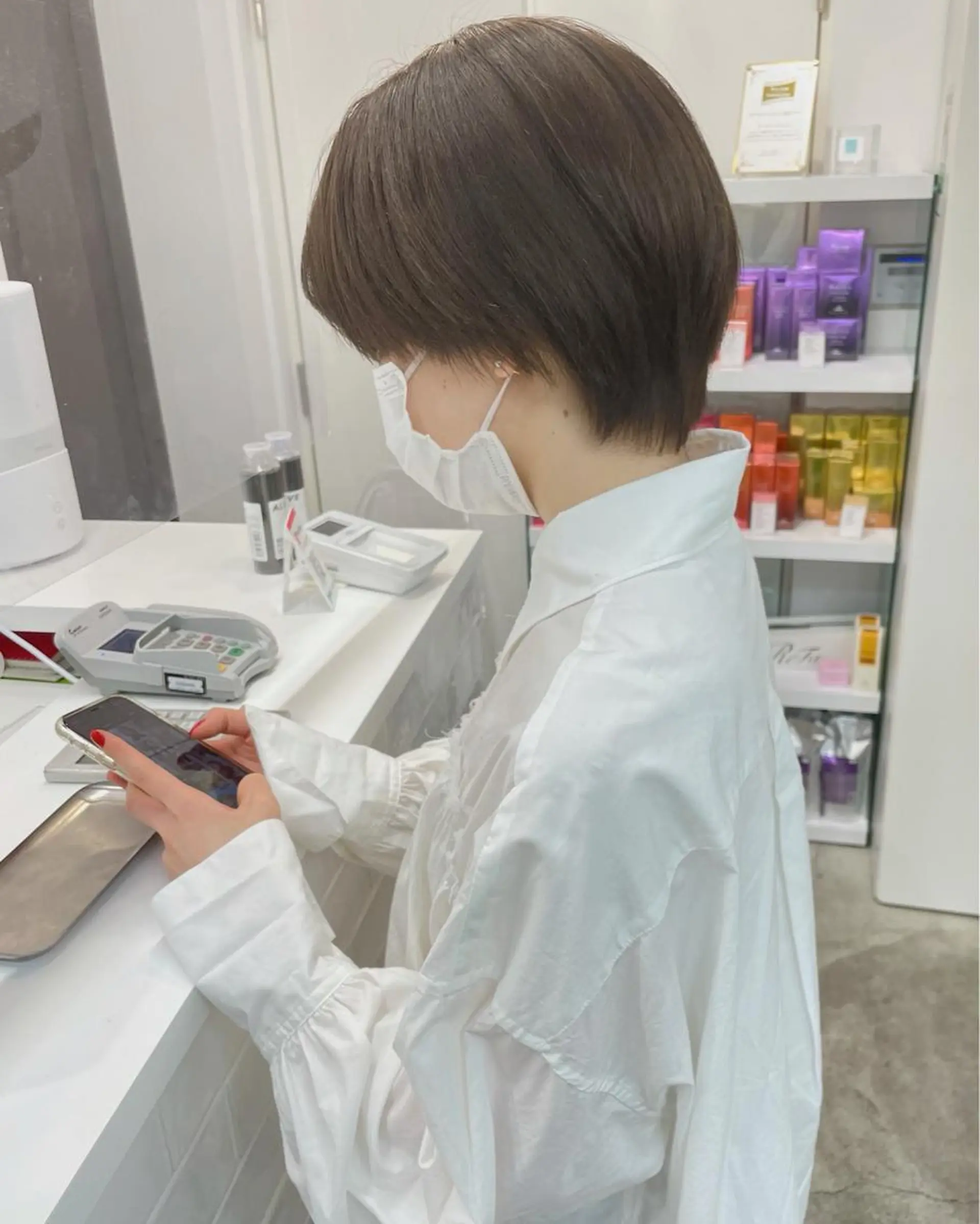 ショート 韓国風/髪質改善 赤み消し✨junkiのヘアスタイル