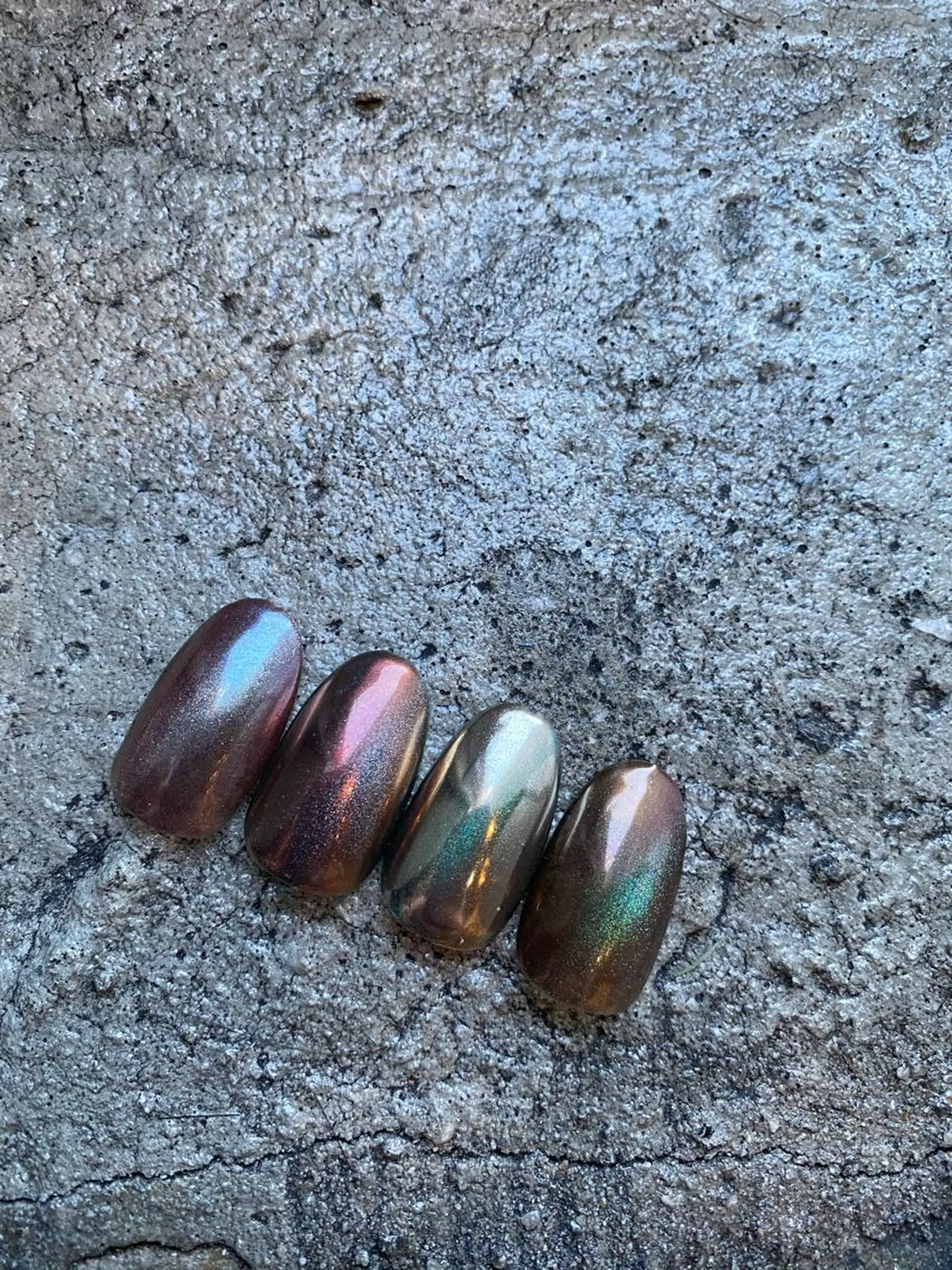 ネイル マグネットネイル ミラーネイル 🌼大西洋子 laughl🌼のネイルデザイン