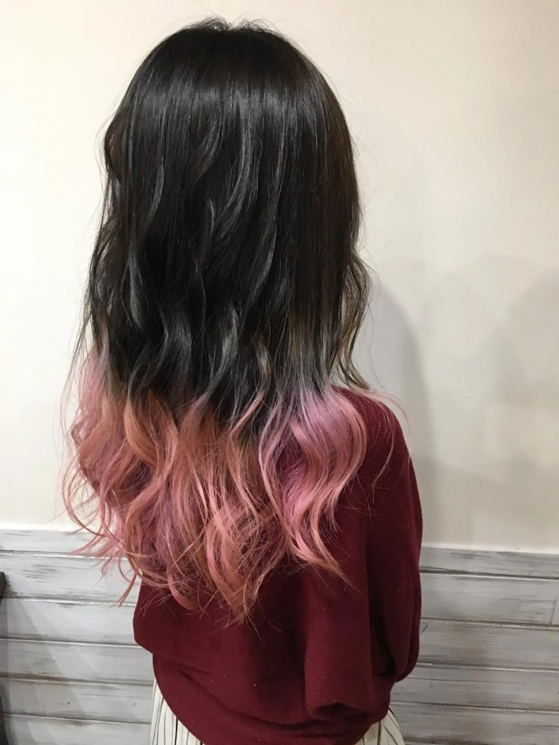 ロング カラー ブリーチ カット パーマ トリートメント カラー特化サロン大阪 ルービック江坂/新城のヘアスタイル