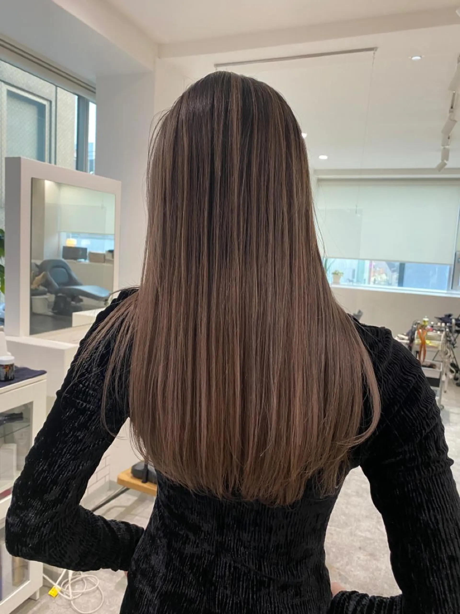 ミディアム カラー ヘアカラー トリートメント JILBLAN京都 ショート/ハイライトのヘアスタイル