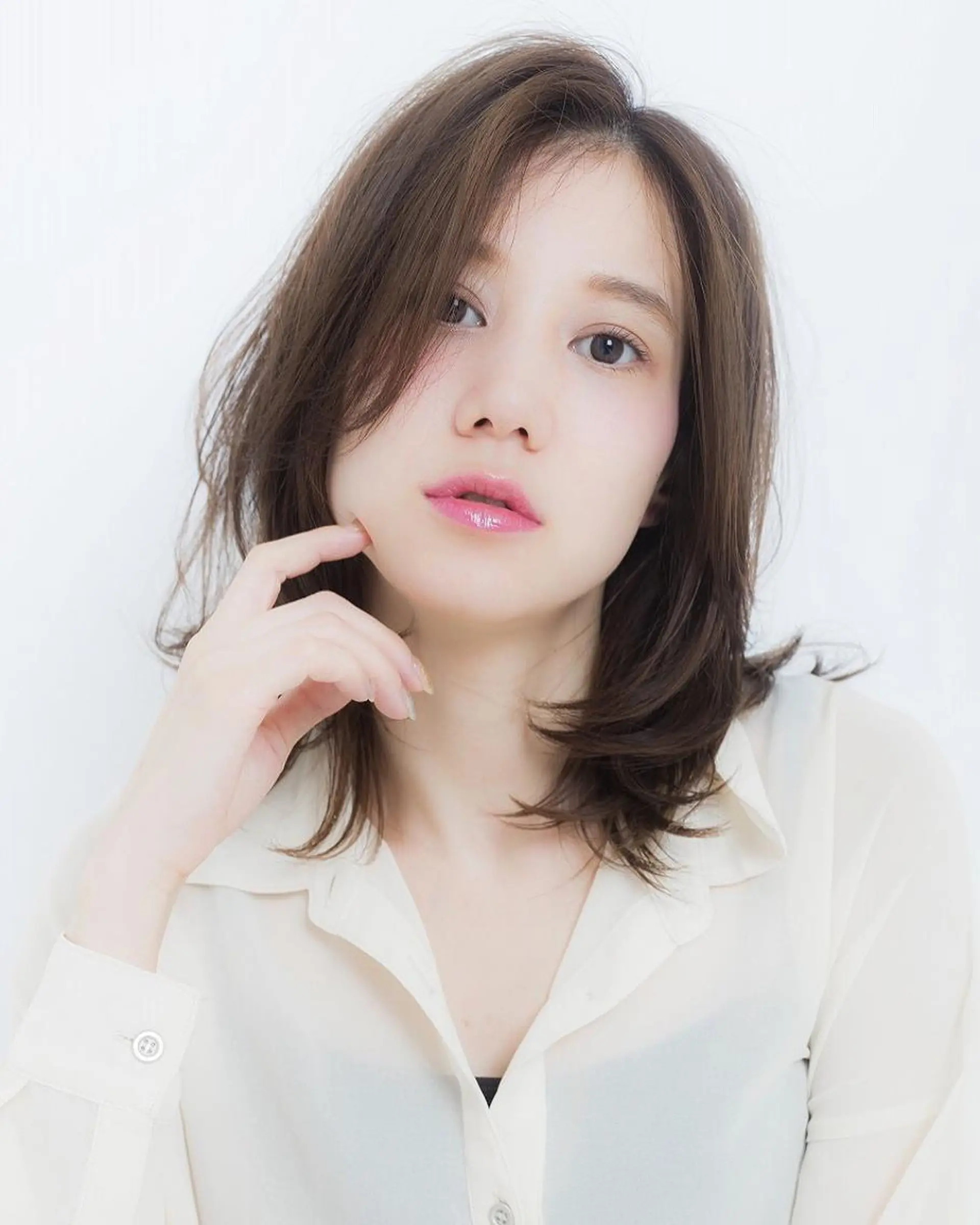 ミディアム セミロング ロング トップスタイリスト 小澤純一のヘアスタイル