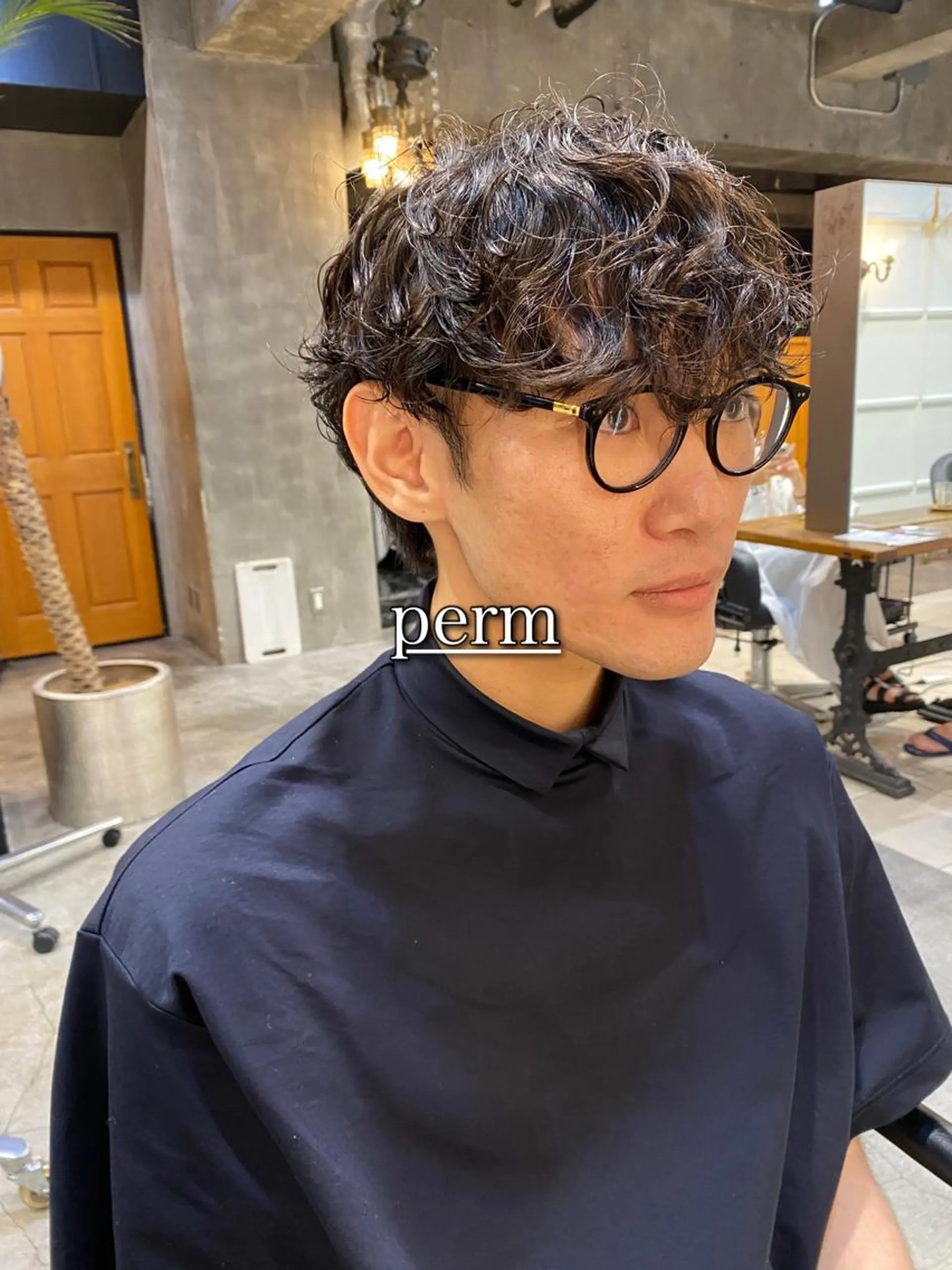 ショート パーマ メンズ メンズパーマ カット パーマ トリートメント ◽️モードヘア◽️ SHOUTOのヘアスタイル