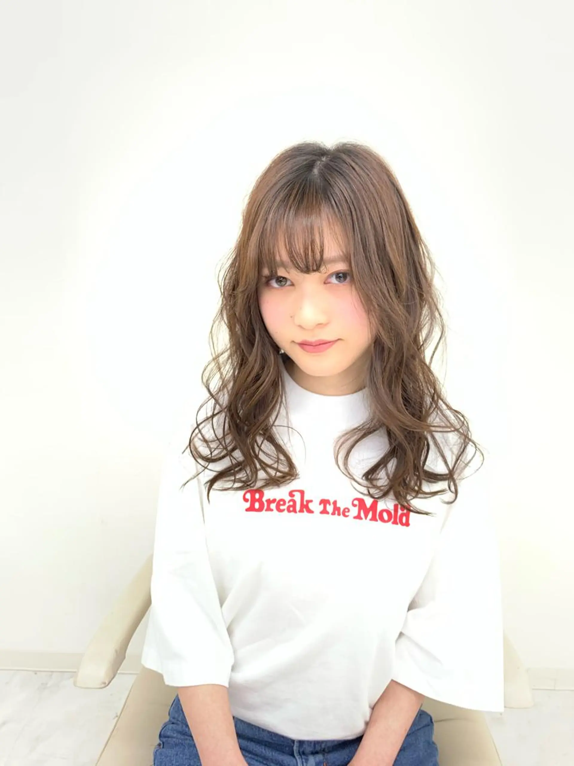 セミロング 縮毛矯正/白髪ぼかし ショートボブ/鈴木のヘアスタイル