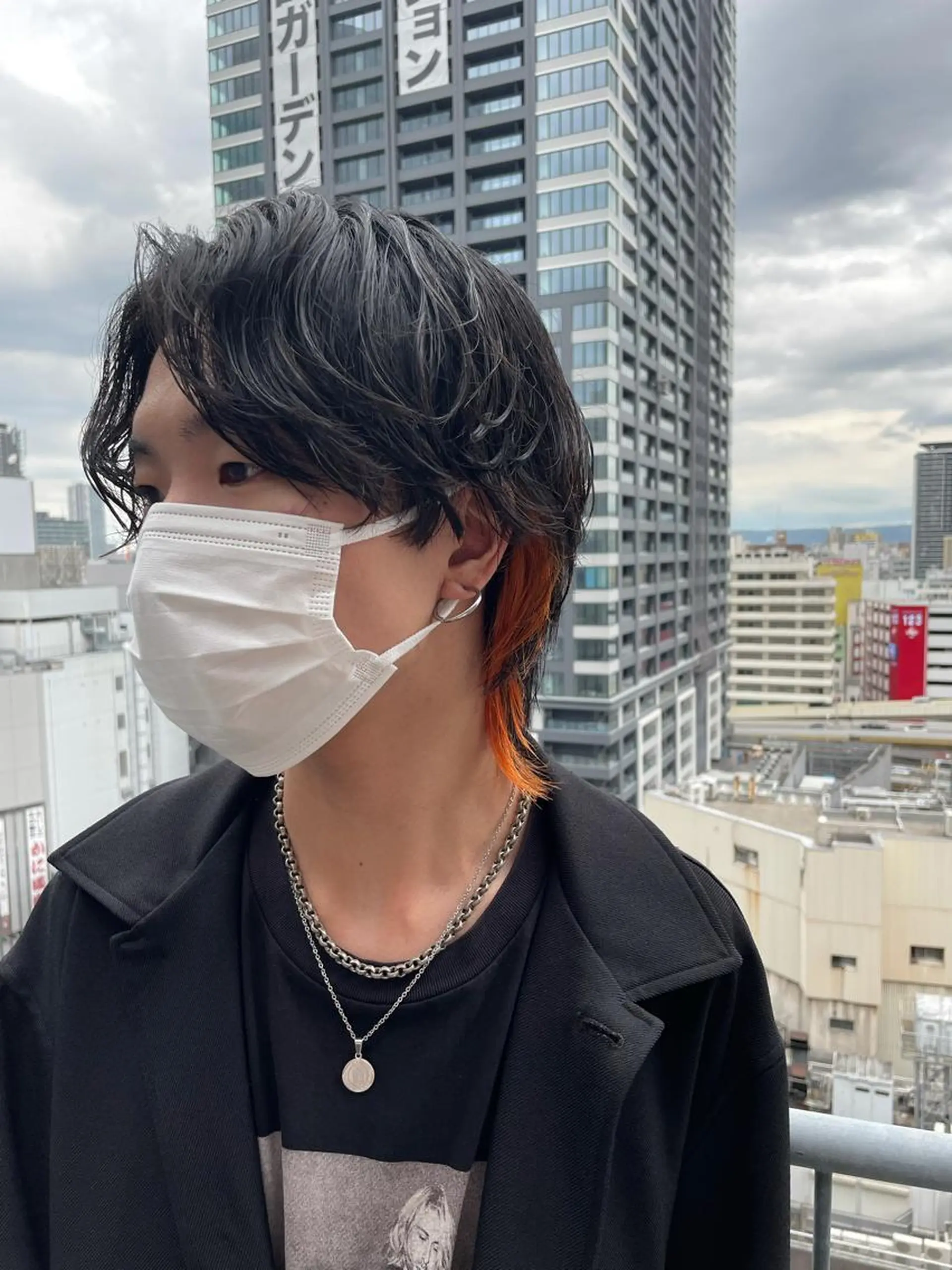 ショート カラー ヘアアレンジ メンズ ボブ美容師 /馬場 翼のヘアスタイル