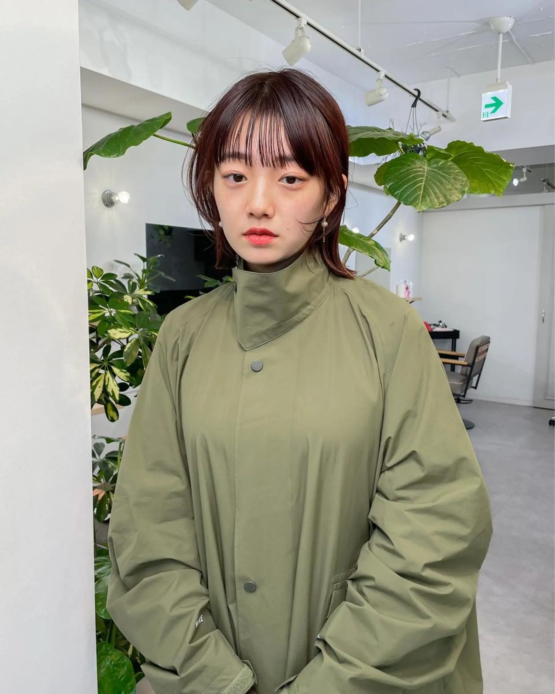 ショート カラー パーマ＊ 顔まわり似合わせのヘアスタイル