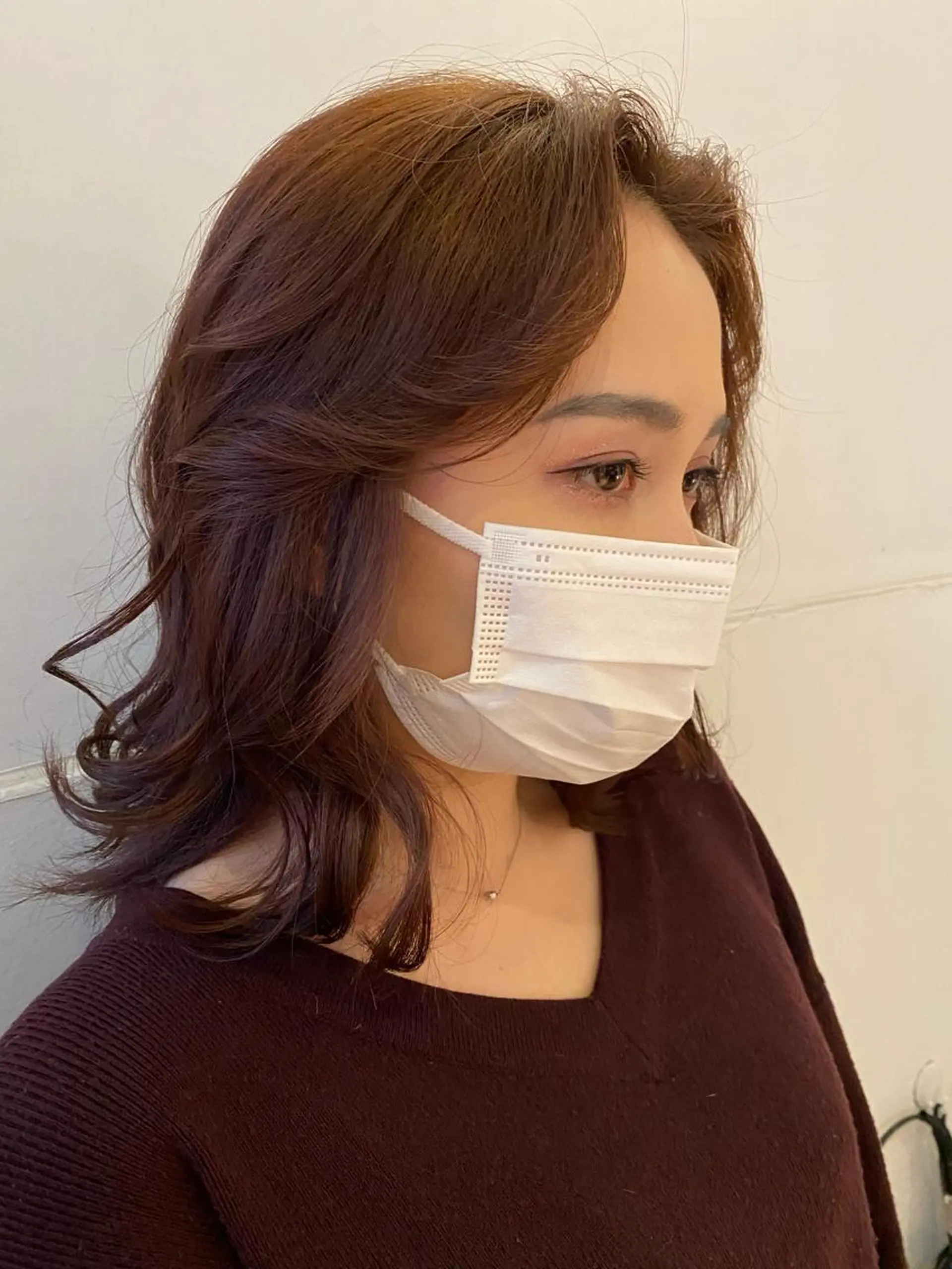 ミディアム 勝沼 佑季のヘアスタイル