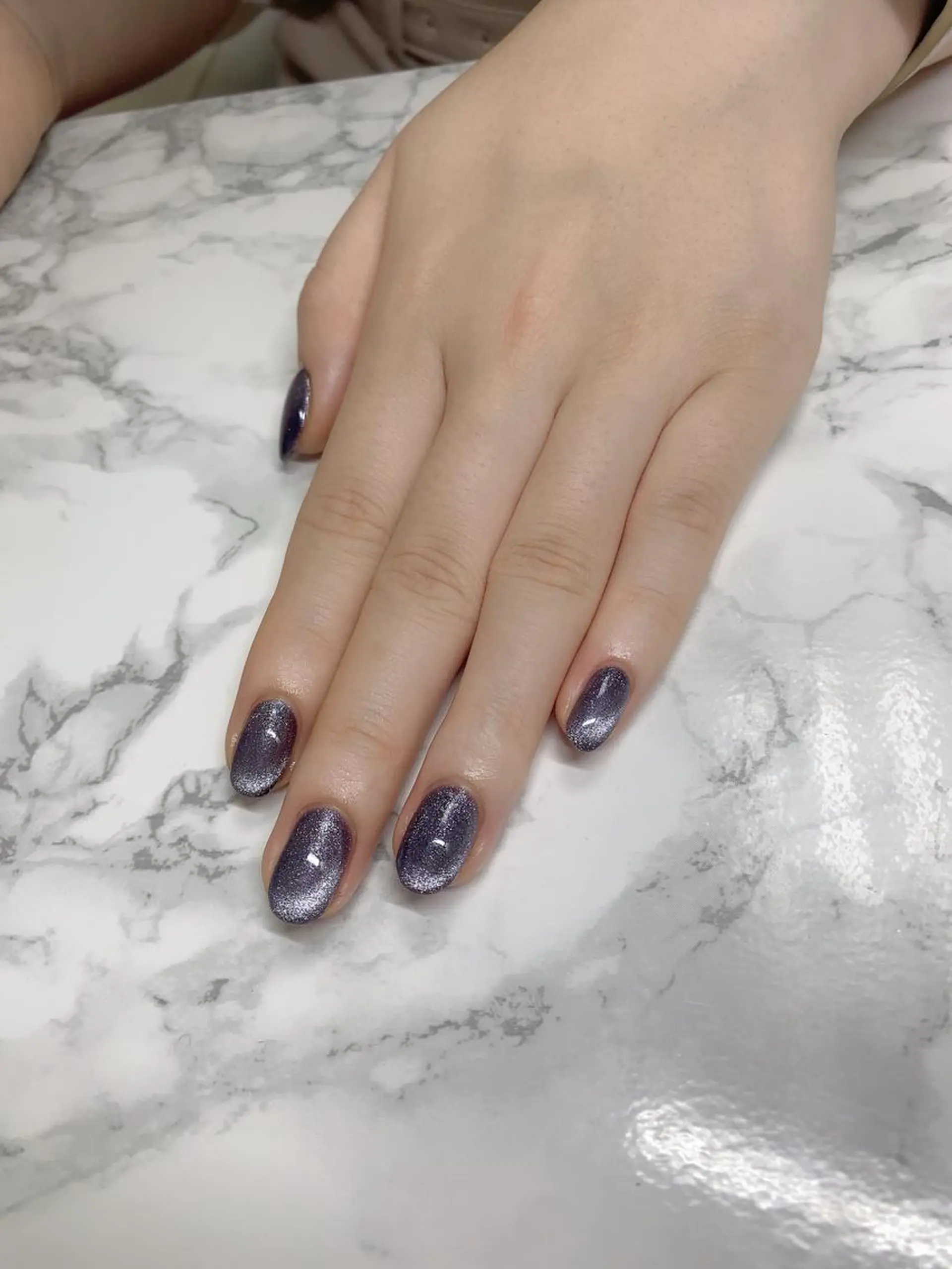 ネイル ハンドネイル はな💎ネイル ワンホン、長さ出しのネイルデザイン