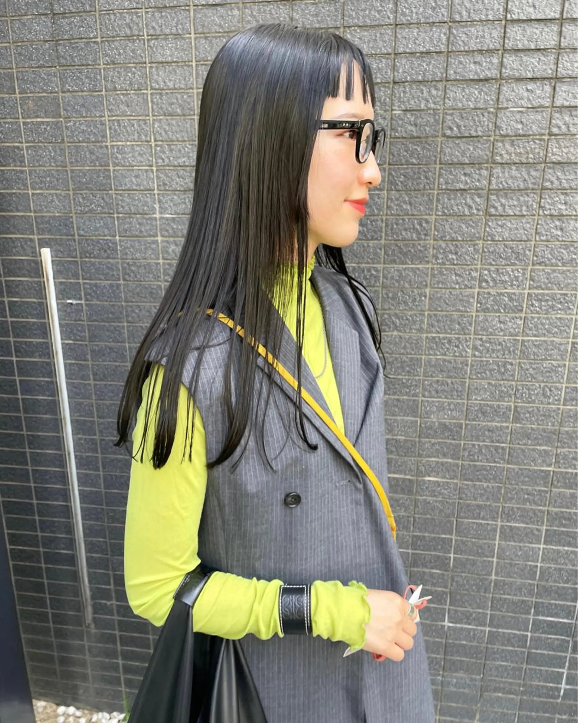 セミロング カラー パーマ ヘアアレンジ メンズ キッズ ネイル マツエク・マツパ アイブロウ メンズブリーチ ブリーチ 透明感カラー ダブルカラー グレージュ カット ヘアカラー トリートメント tatsumi/ボブ ウルフ/レイヤーのヘアスタイル