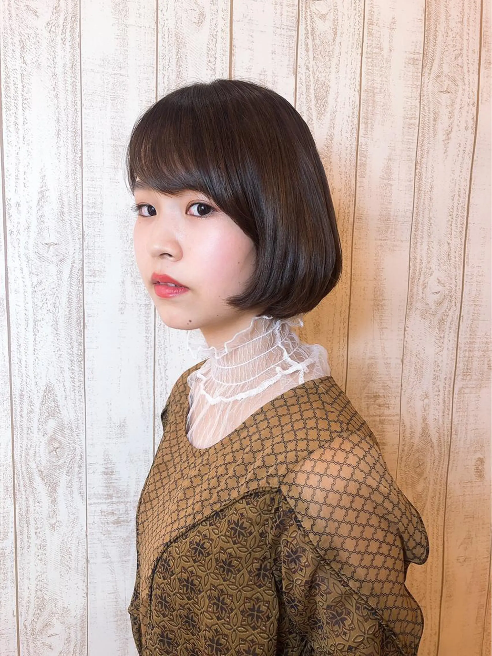 ミディアム カラー カット 縮毛矯正 リリー /Men's/パーマのヘアスタイル