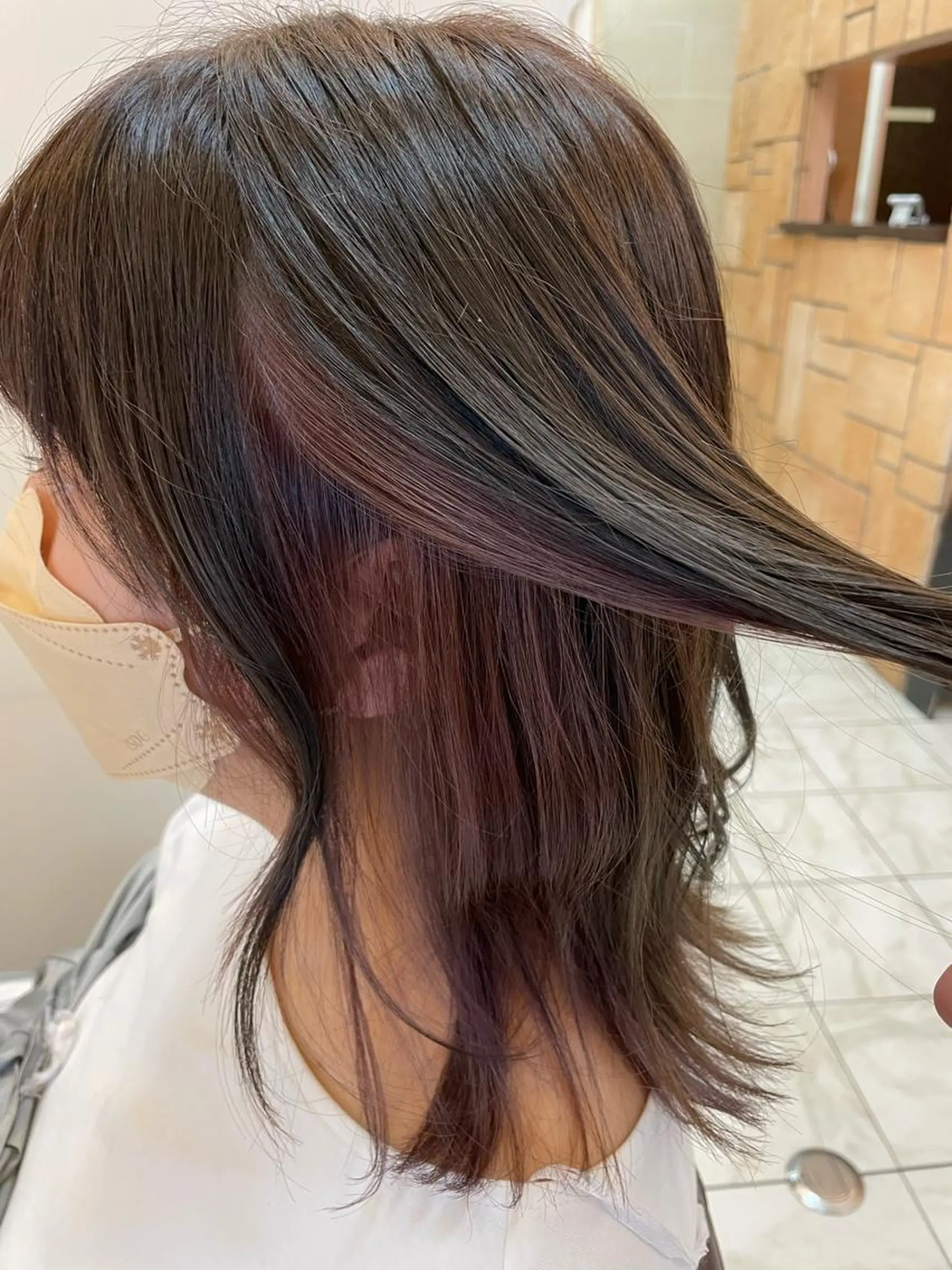 ミディアム カラー 千葉 香奈のヘアスタイル